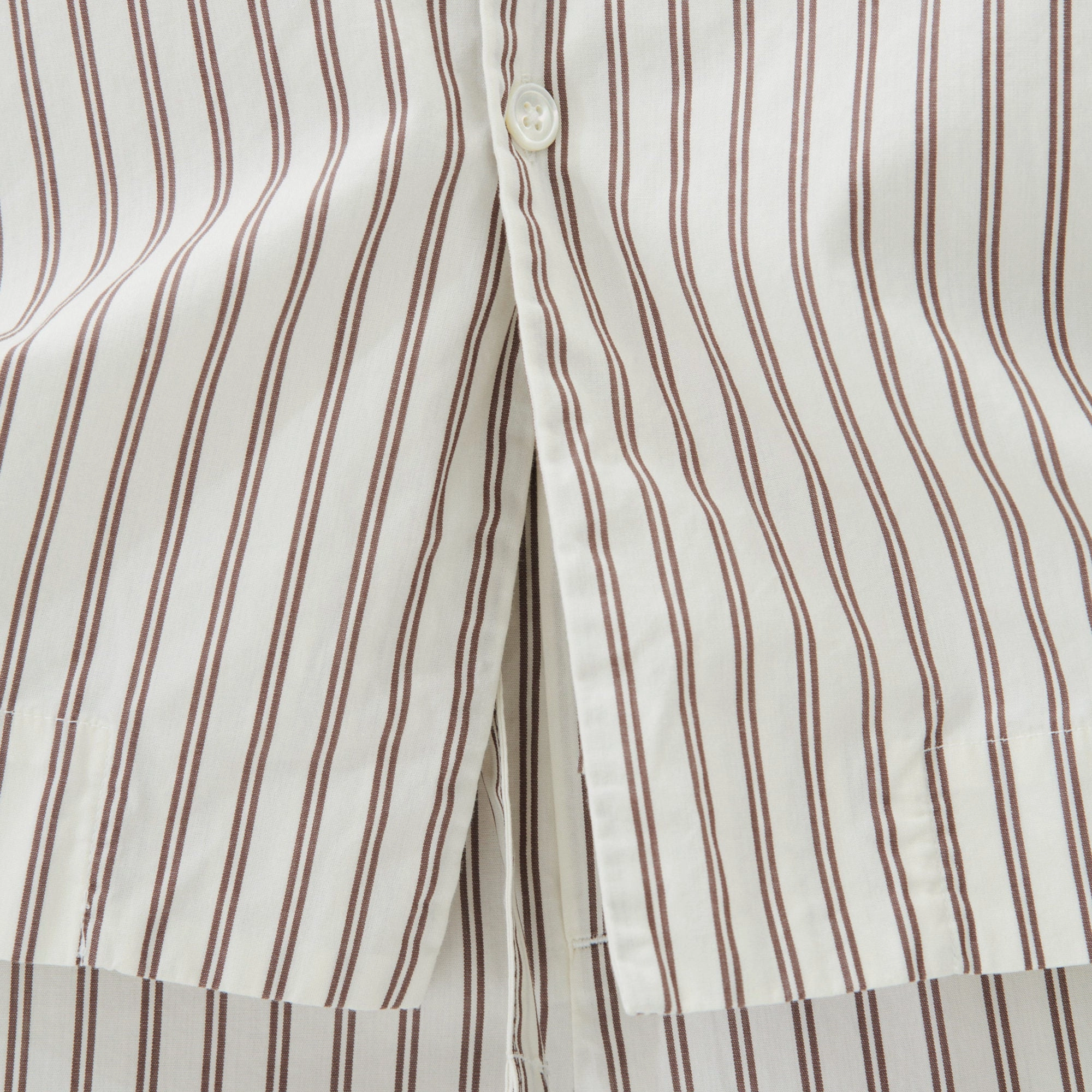 Pyjama Shirt - Hopper Stripes Cotton Poplin Exclusive Collection Country Charm
