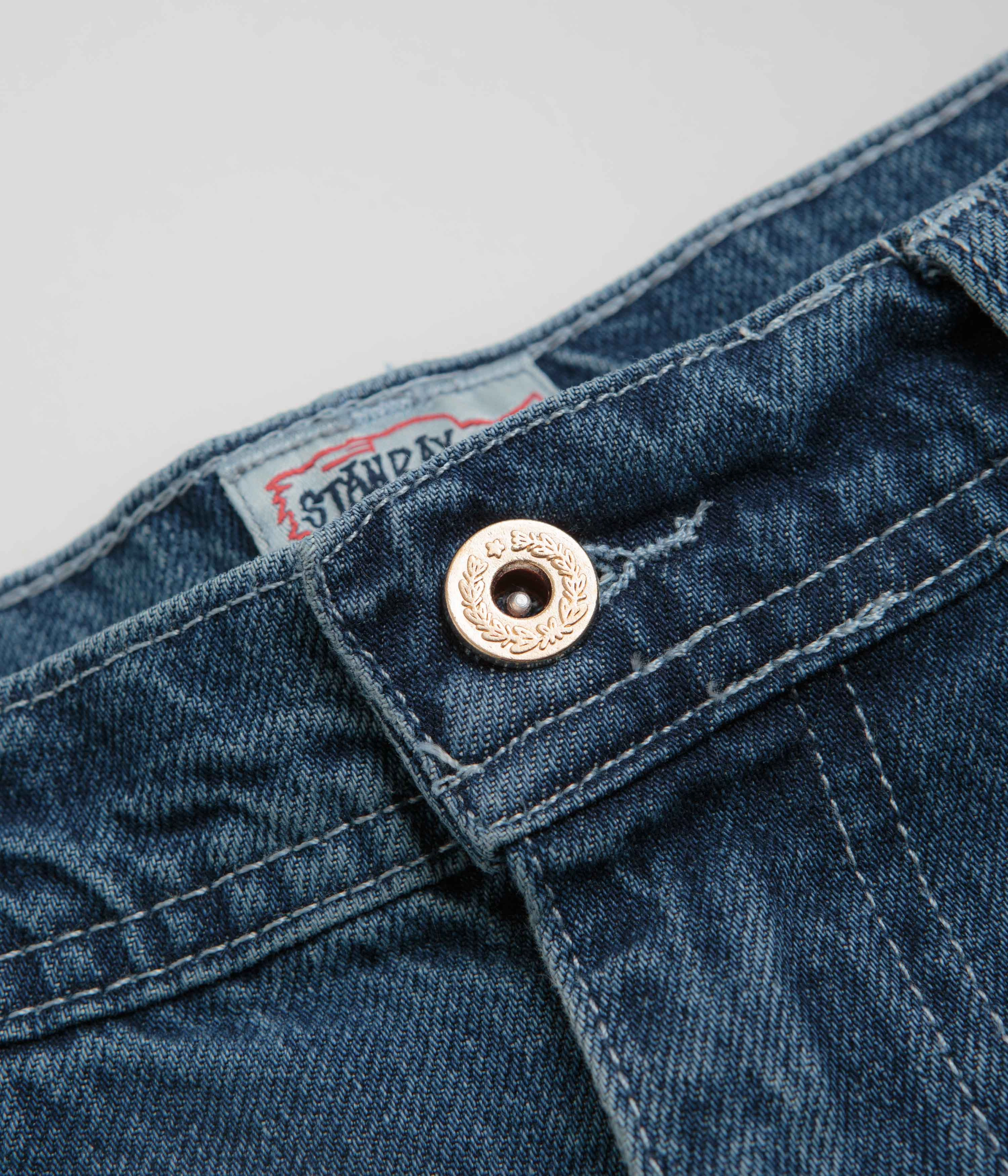 Stan Ray OG Painter Pants - 70's Stone Denim ElasticWaist SmoothZipClosure