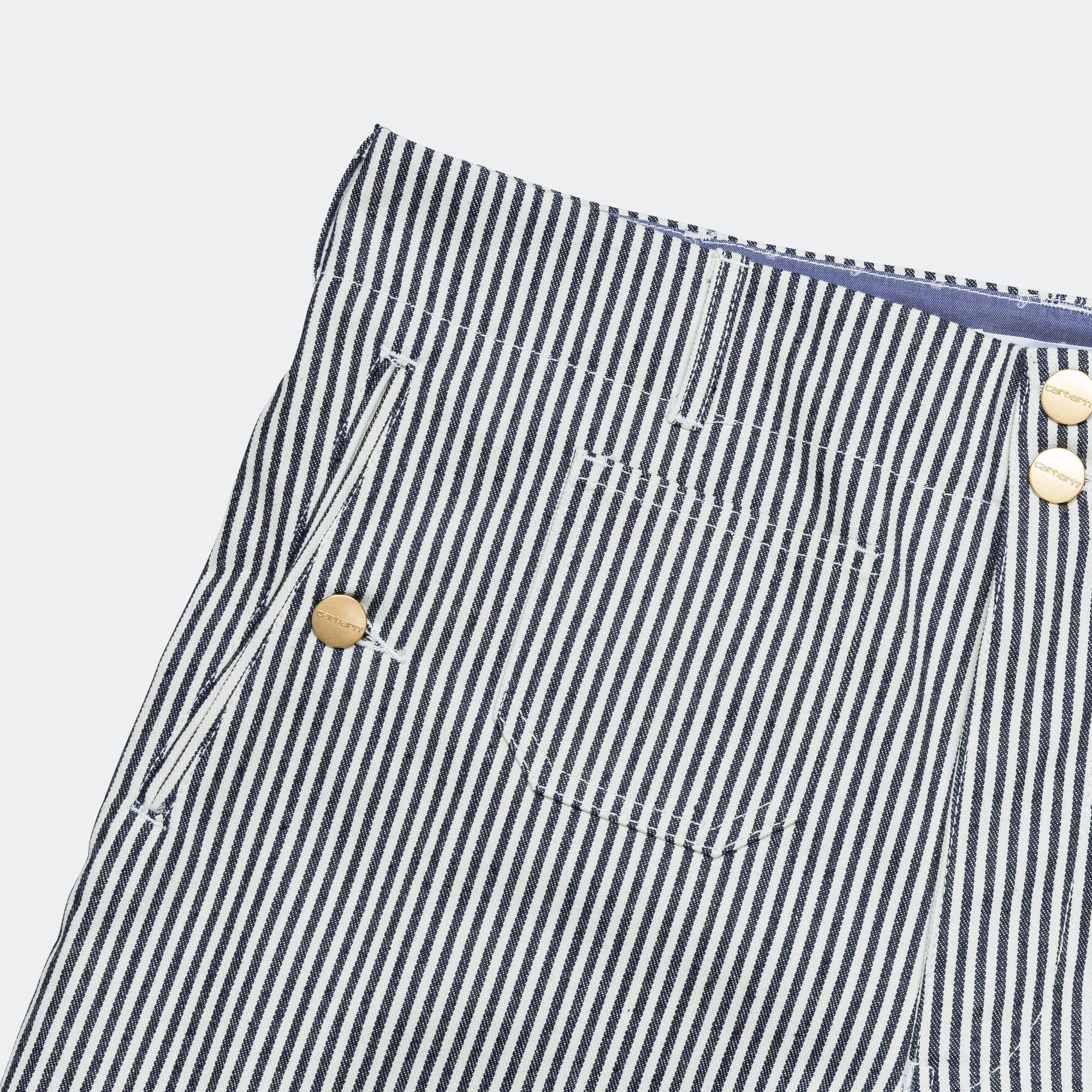 Reflective accents Core Flex Cotton Hickory Pant x Carhartt - Indigo/White