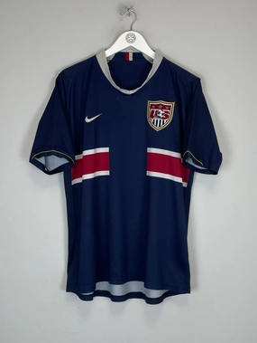 Anti Microbial Fiber Blend 2006/07 USA AWAY SHIRT (L) NIKE