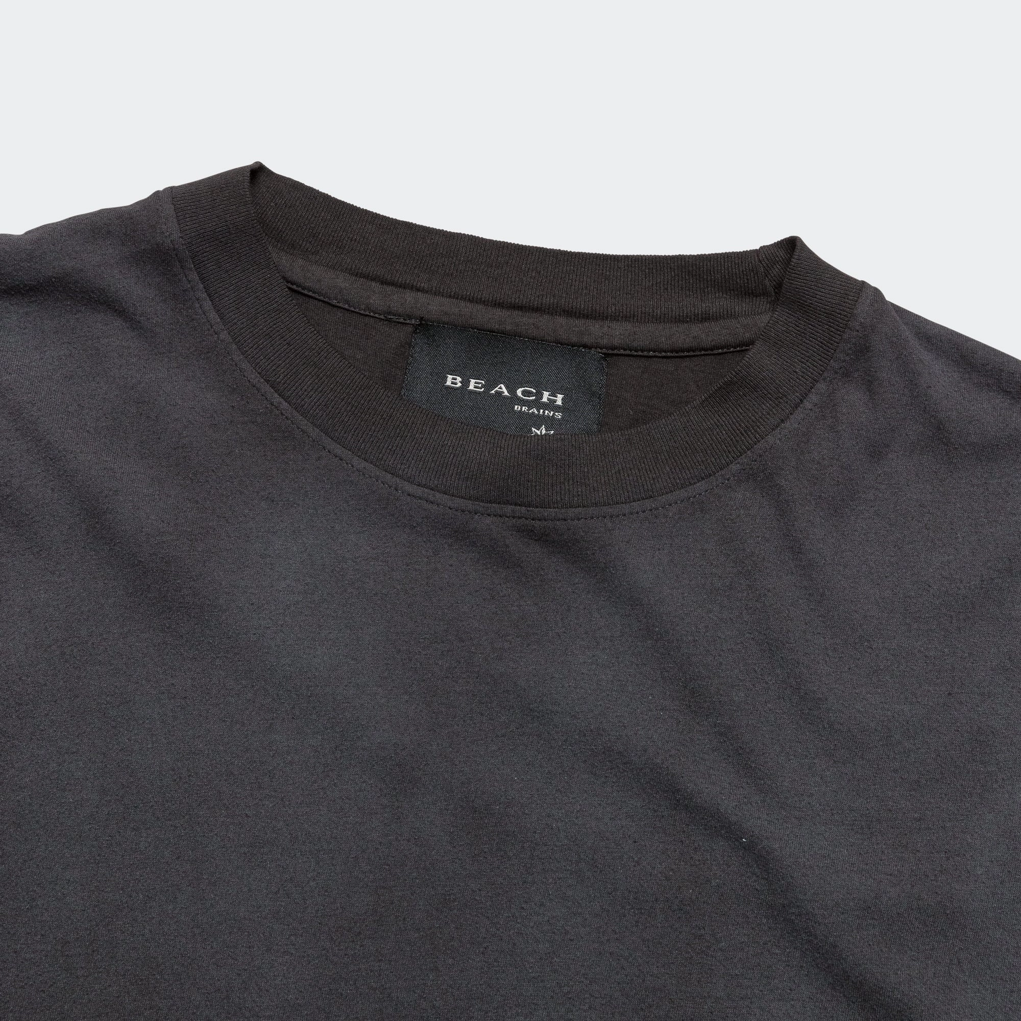 NonRestrictive Cut Zero Waste Production Baby Tee - Sun Faded Black