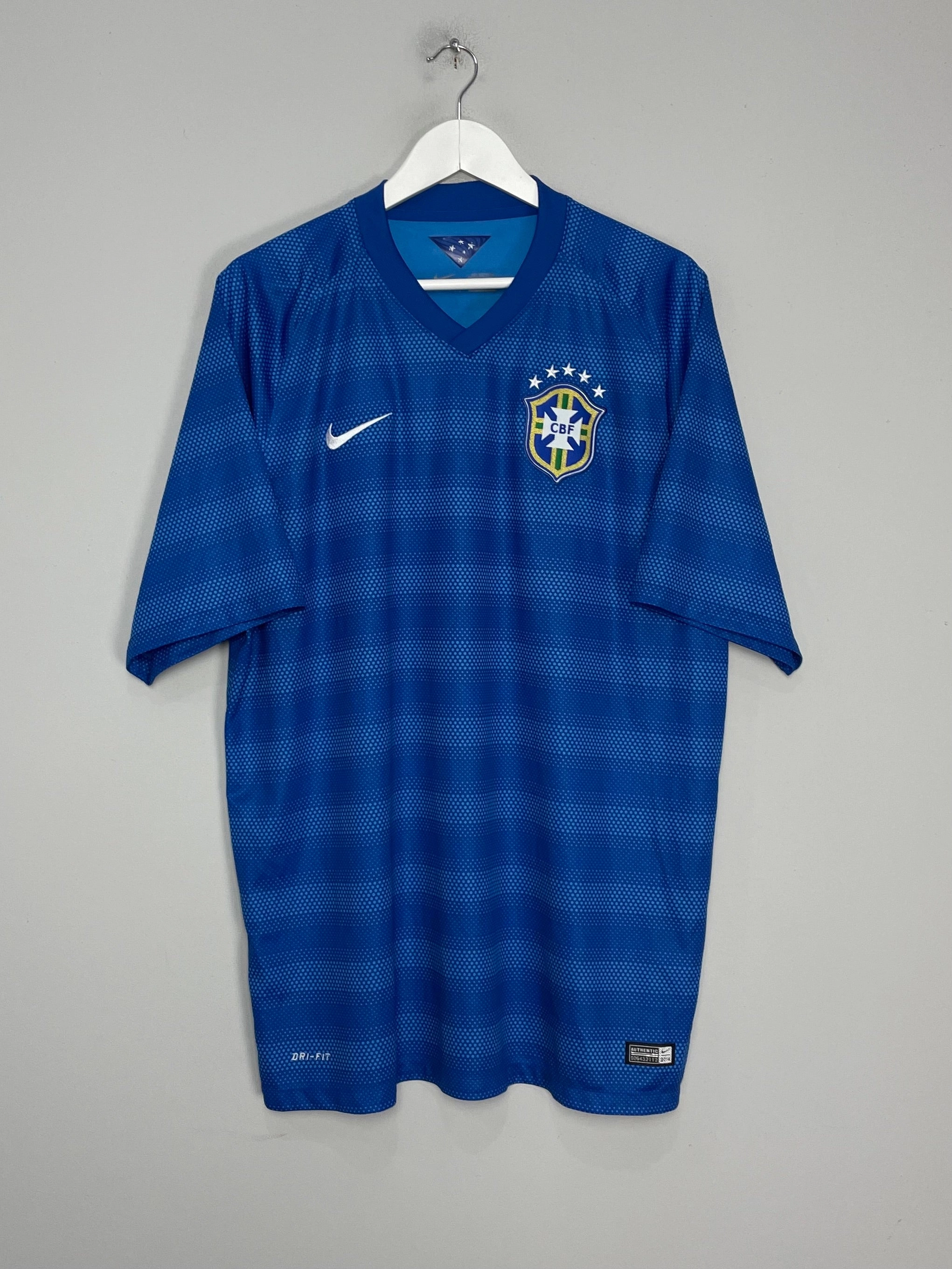 2014/15 BRAZIL AWAY SHIRT (XXL) NIKE Tensile Strength Fabric