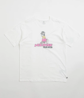 Bold Statement Nike SB Dunk Dog T-Shirt - White