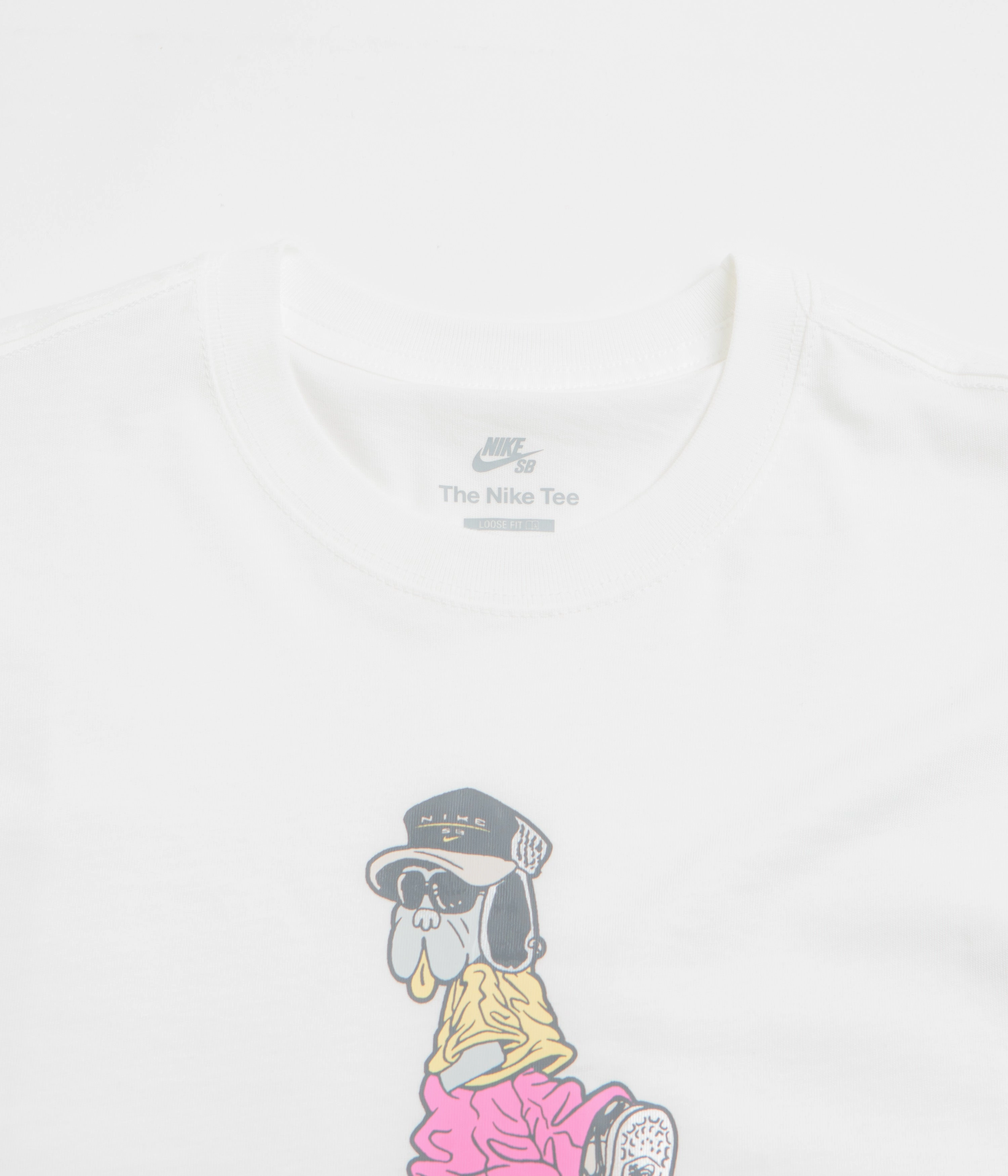 comfortable option Outdoor Light Nike SB Dunk Dog T-Shirt - White
