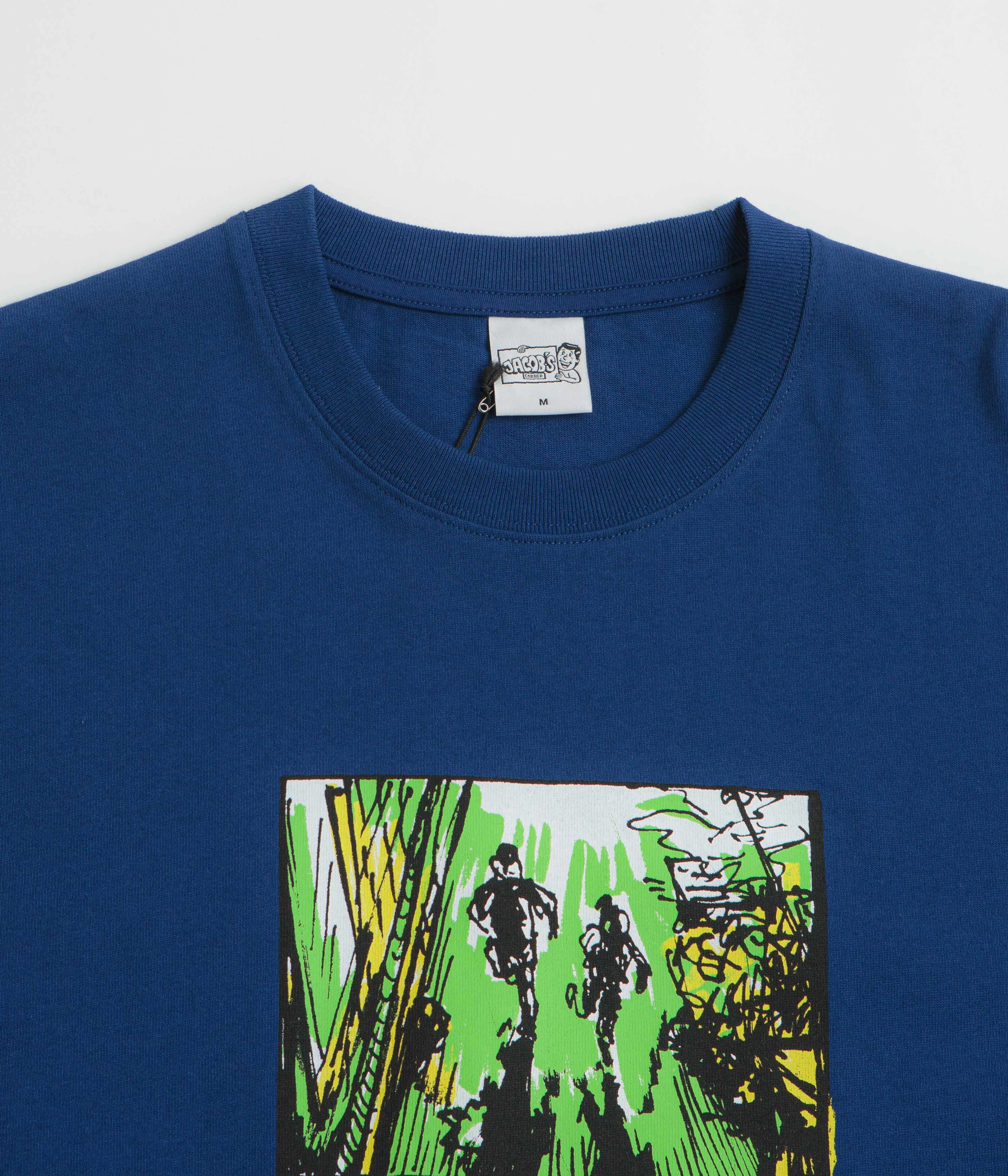 Breathable Yarn Composition Polar Running T-Shirt - Deep Royal Blue