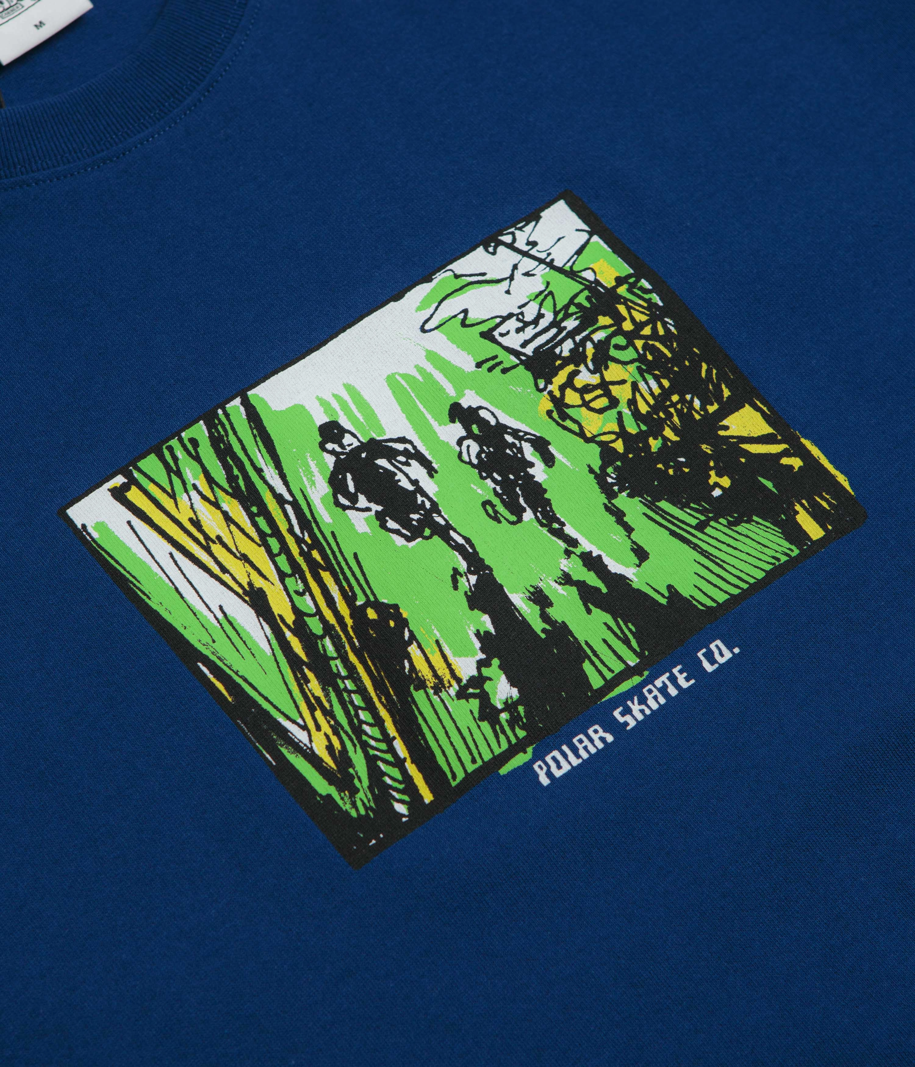 Polar Running T-Shirt - Deep Royal Blue ColorfastFabricTech