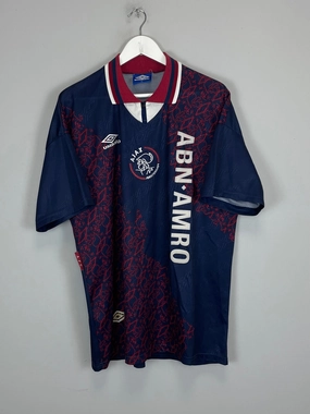 1994/95 AJAX AWAY SHIRT (XL) UMBRO No Slip Grip Breathable activewear