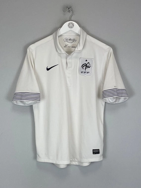 2012/13 FRANCE AWAY SHIRT (M) NIKE No Slip Grip Fitted Layer