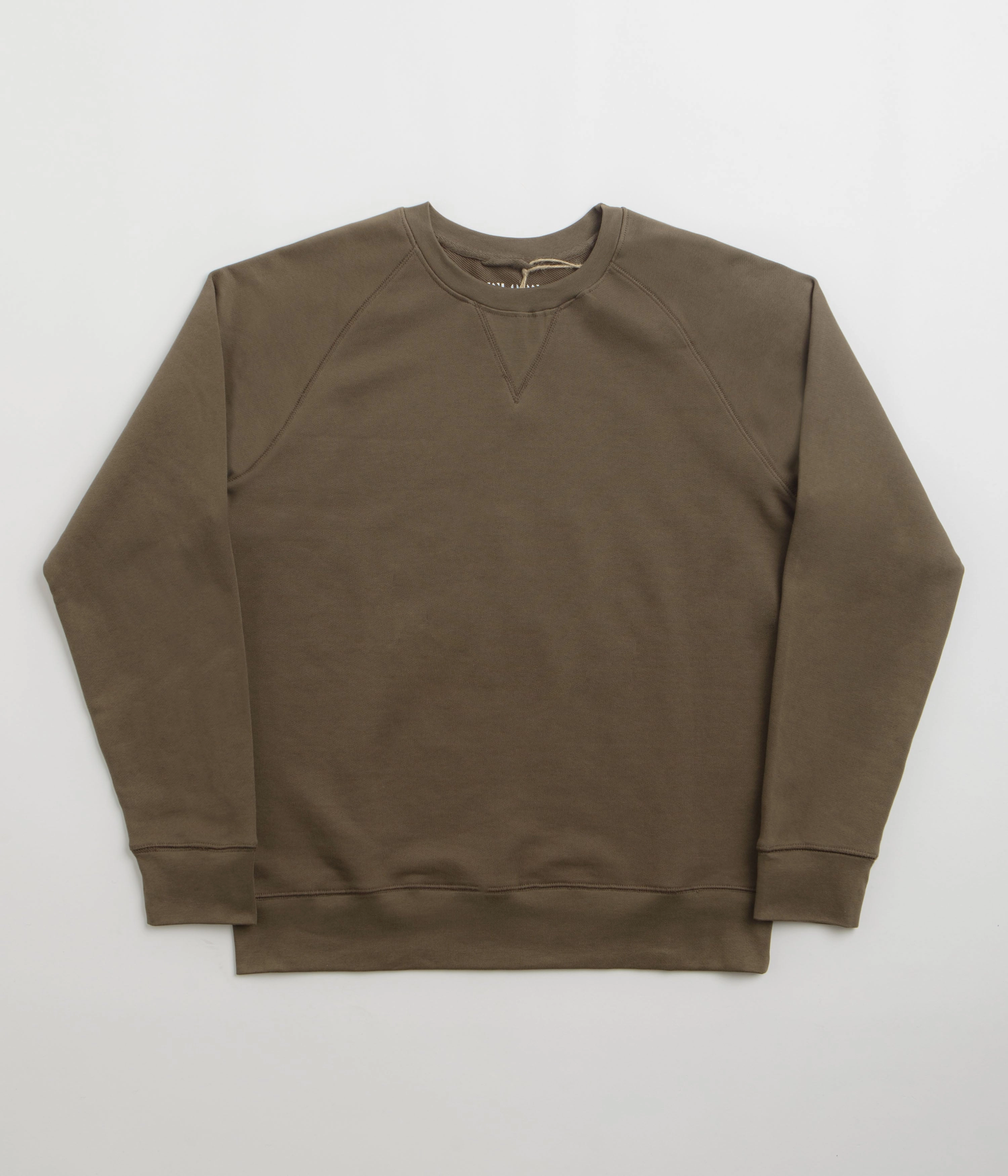 Uskees 7005 Crewneck Sweatshirt - Dark Taupe Versatile Look UV Protection