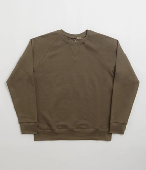 Uskees 7005 Crewneck Sweatshirt - Dark Taupe Versatile Look UV Protection