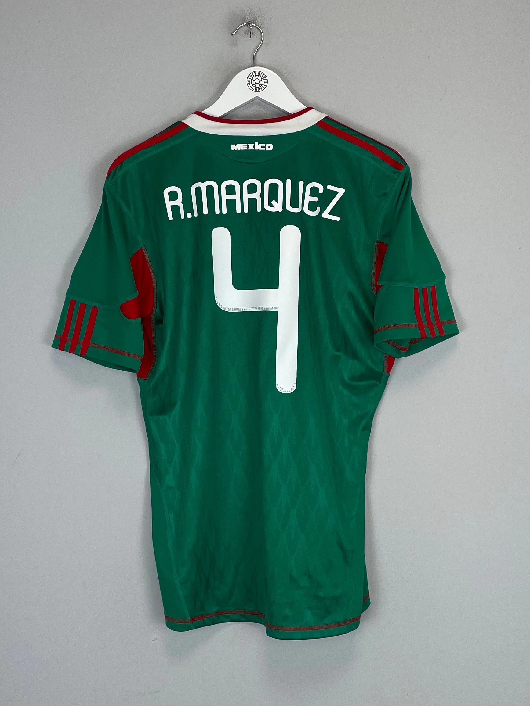 Weightless Layer Sporty Performance 2010 MEXICO R.MARQUEZ #4 HOME SHIRT (M) ADIDAS