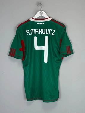 Weightless Layer Sporty Performance 2010 MEXICO R.MARQUEZ #4 HOME SHIRT (M) ADIDAS