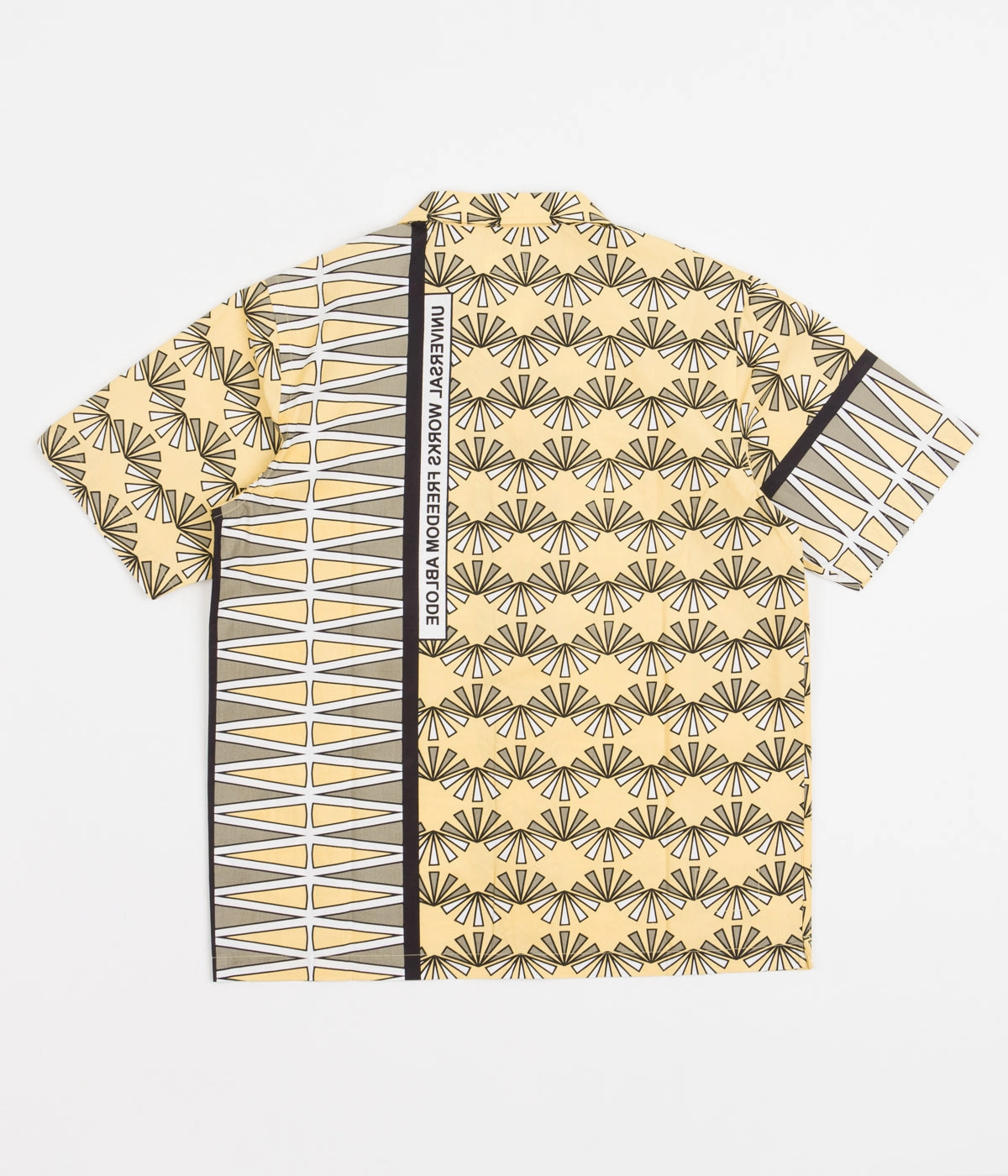 Universal Works Road Trip Shirt - Yellow Comfortable fit Stretch Fabric