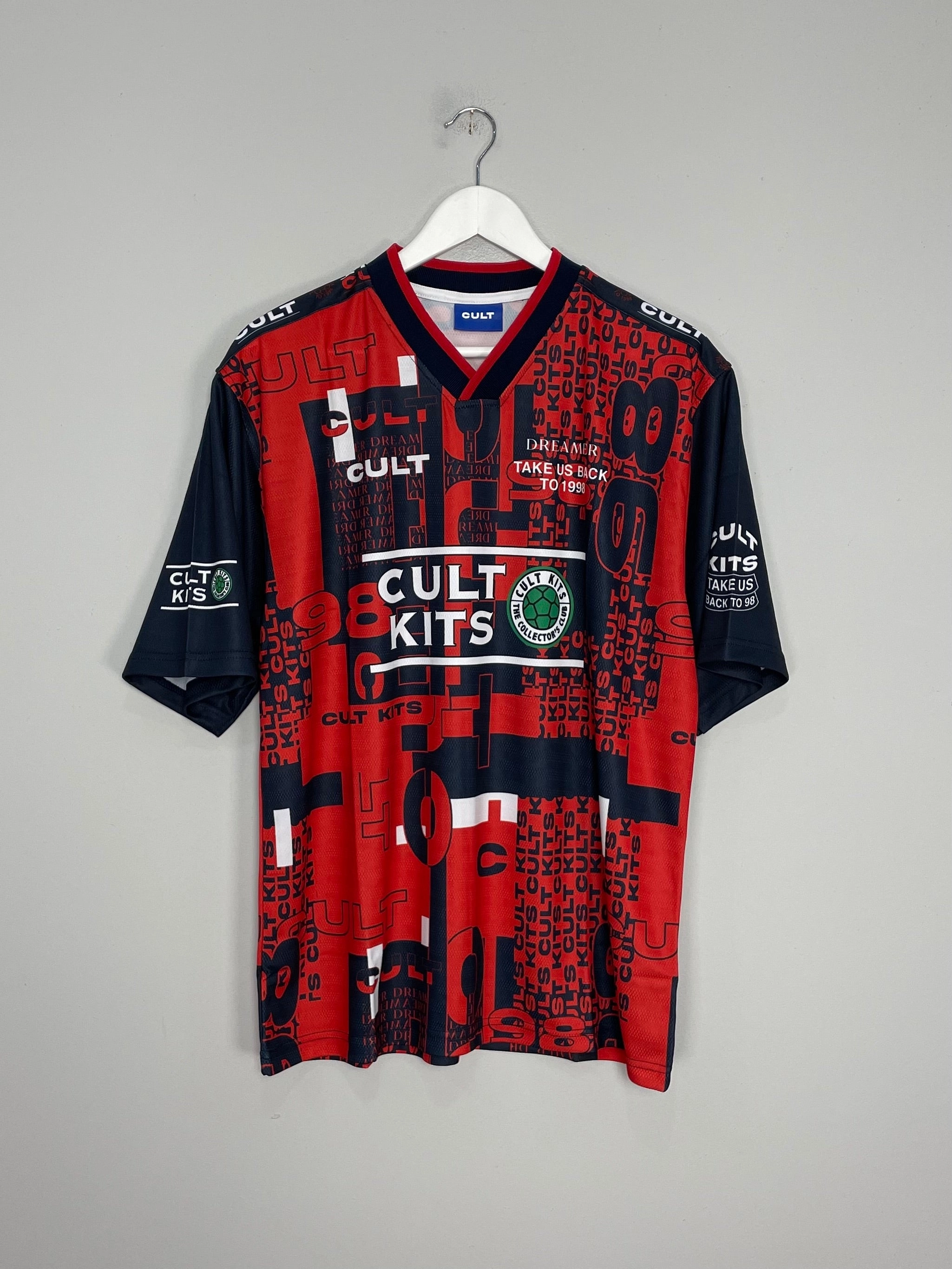 1998 DREAMERS TRAINING SHIRT 'ENGLAND' (MULTIPLE SIZES) CULT Every Move Double Stitched Hem