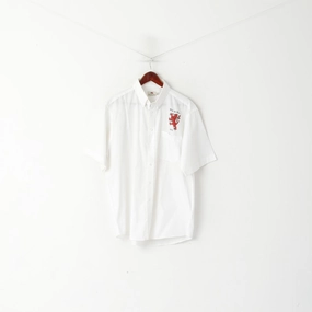 Moisture wicking Fruit of the Loom Men L 41/42 Casual Shirt White Cotton Wir in Horst 2012 Top