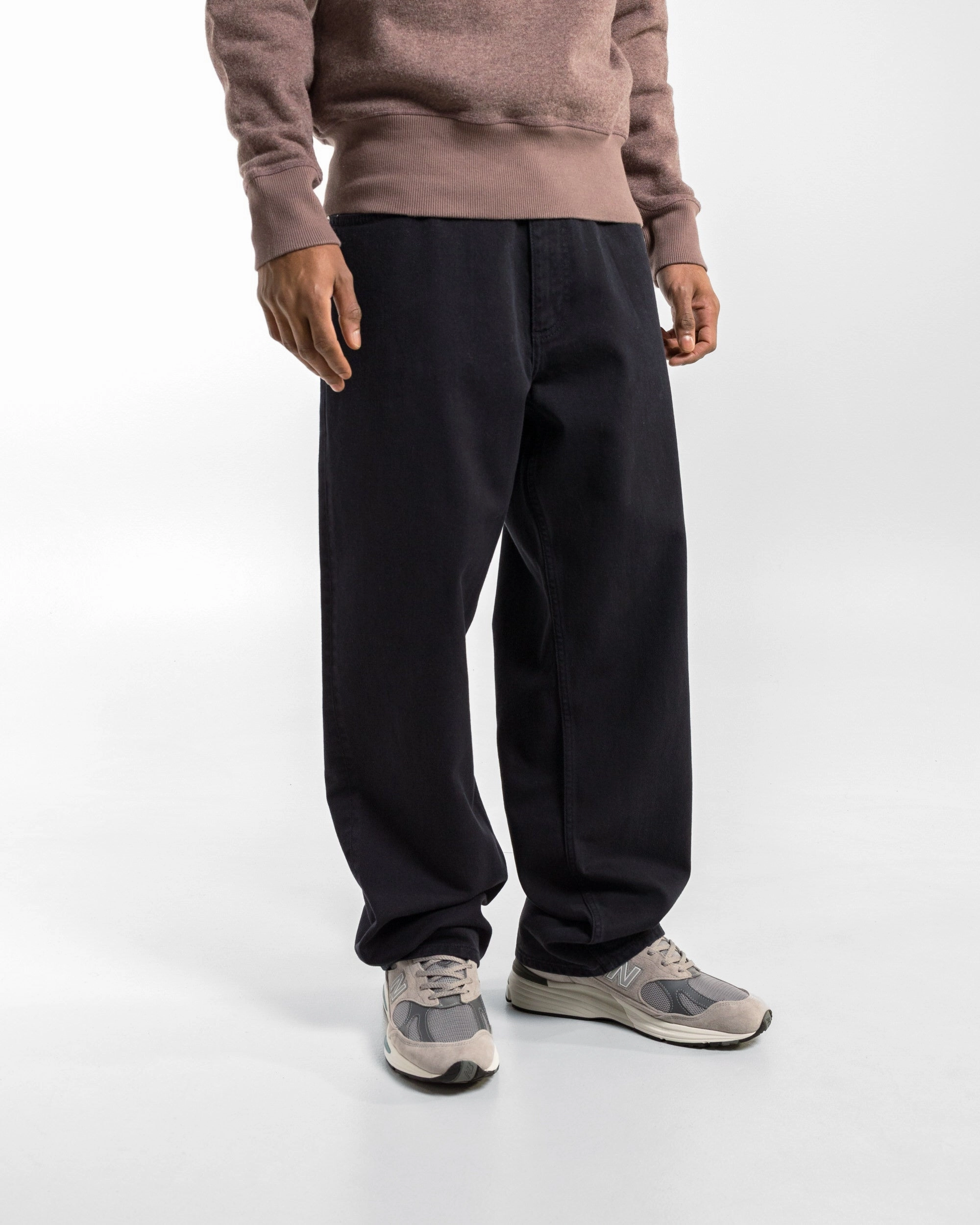 Mogens Relaxed 5 Pocket Heavy Twill - Dark Navy Lightweight Design Abrasion Resistant Panels