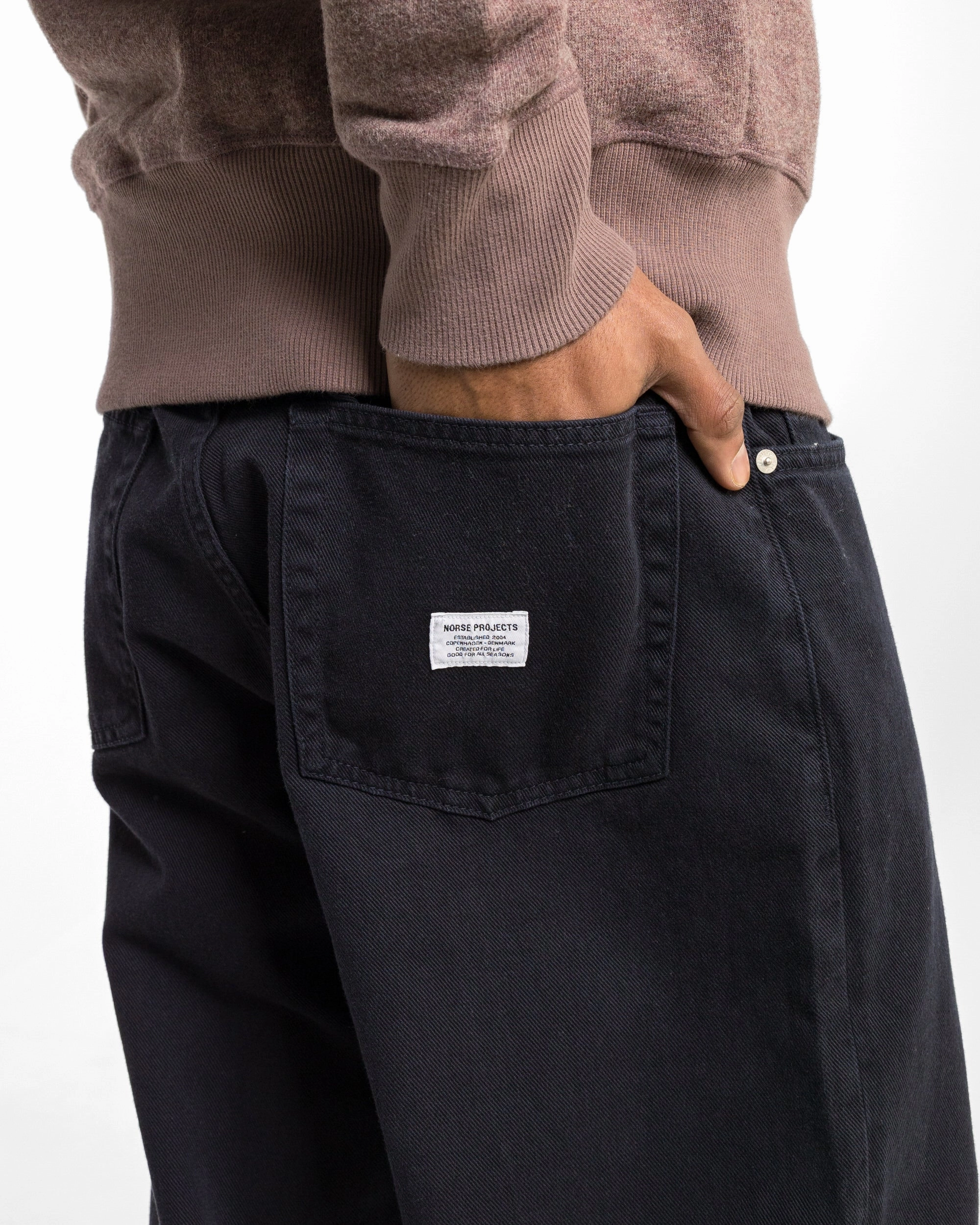 Mogens Relaxed 5 Pocket Heavy Twill - Dark Navy Smart Design