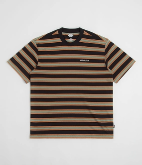 Dickies York Stripe T-Shirt - Black Light and Soft