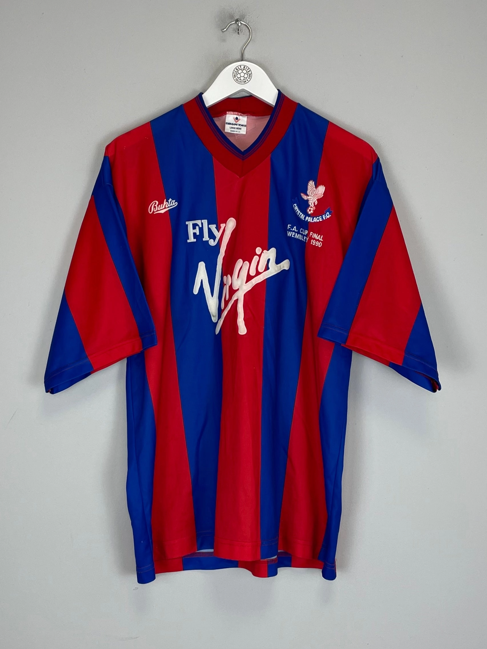 1989/90 CRYSTAL PALACE *FA CUP FINAL* HOME SHIRT (L) BUKTA All-Day Gear
