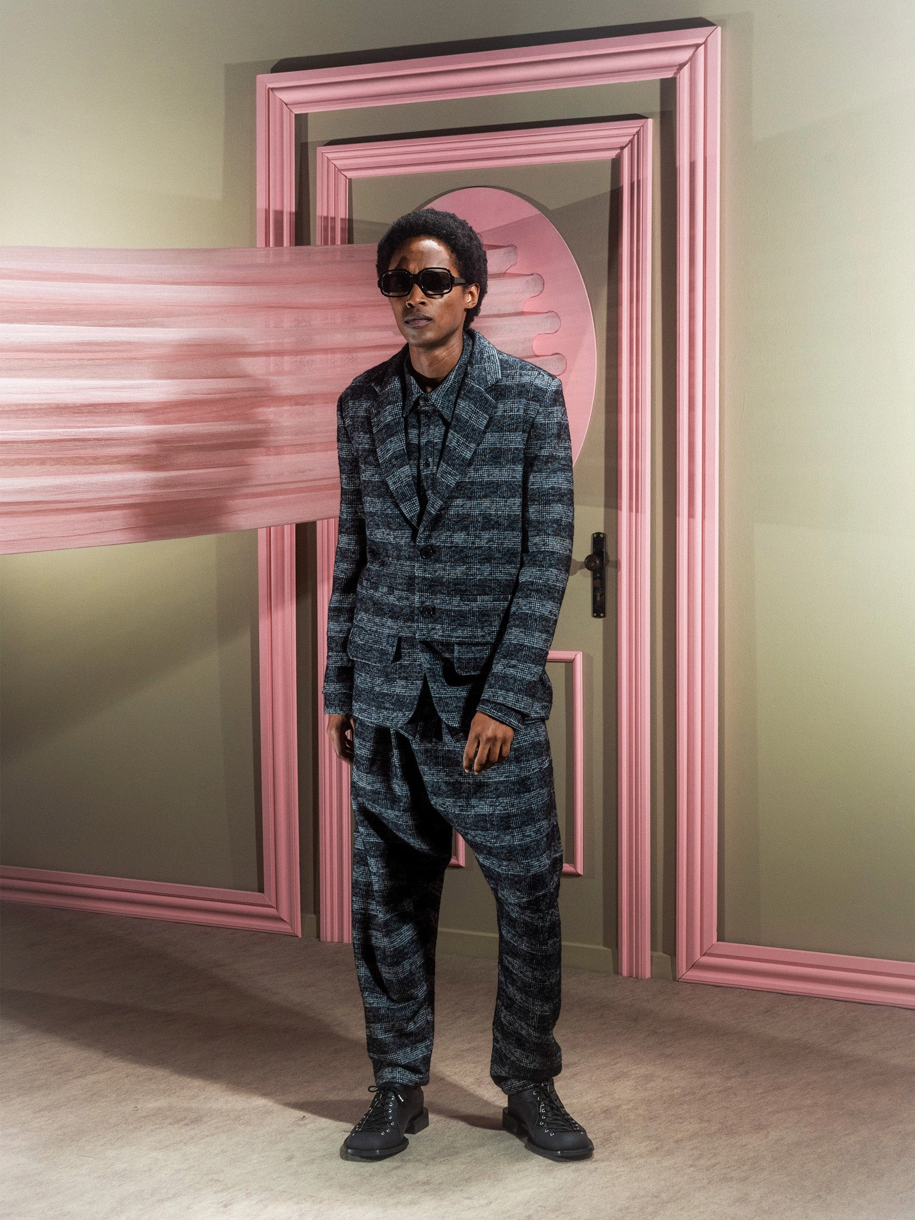 Ants Blazer? - Black White Checks Fashionable wedding ceremony