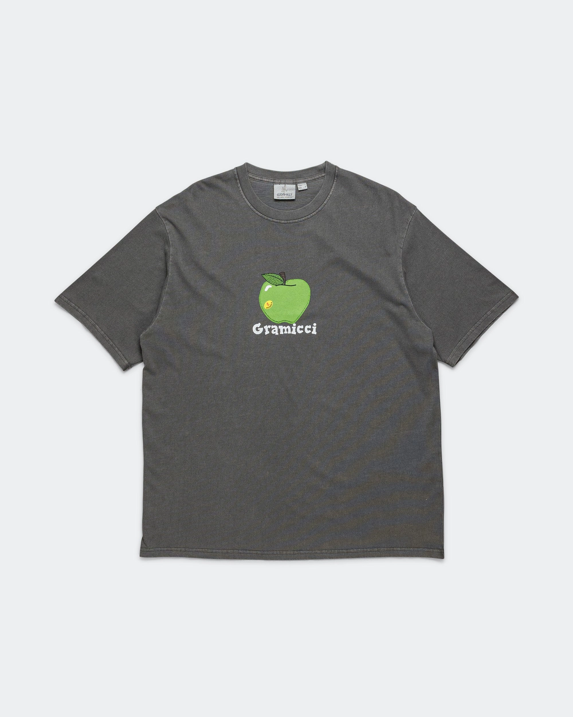 Odor-resistant Apple Tee - Charcoal Pigment