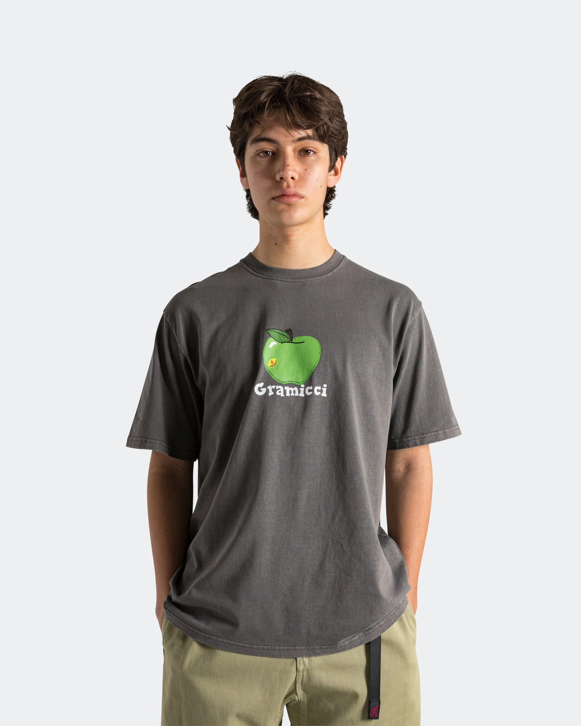 Timeless Comfort Versatile Style Trend Apple Tee - Charcoal Pigment
