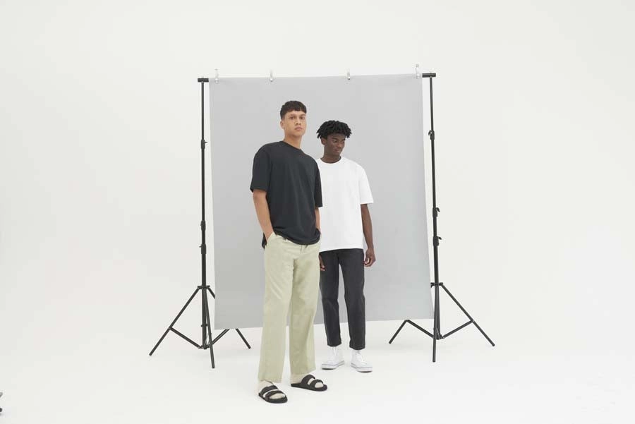 Sustainable Textile Arrow Recycled Heavy Oversized Tee | BLACK