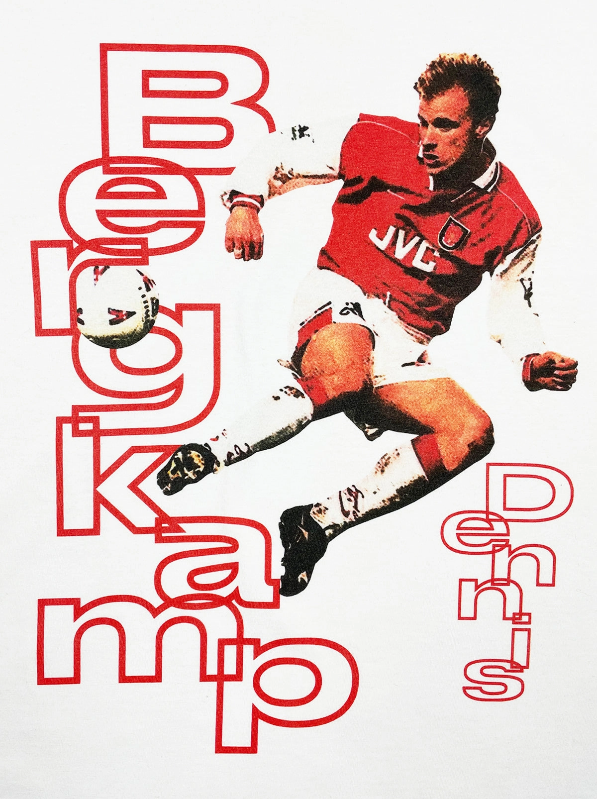 ARSENAL BERGKAMP BOOTLEG TEE Easy-to-Match Running Speed