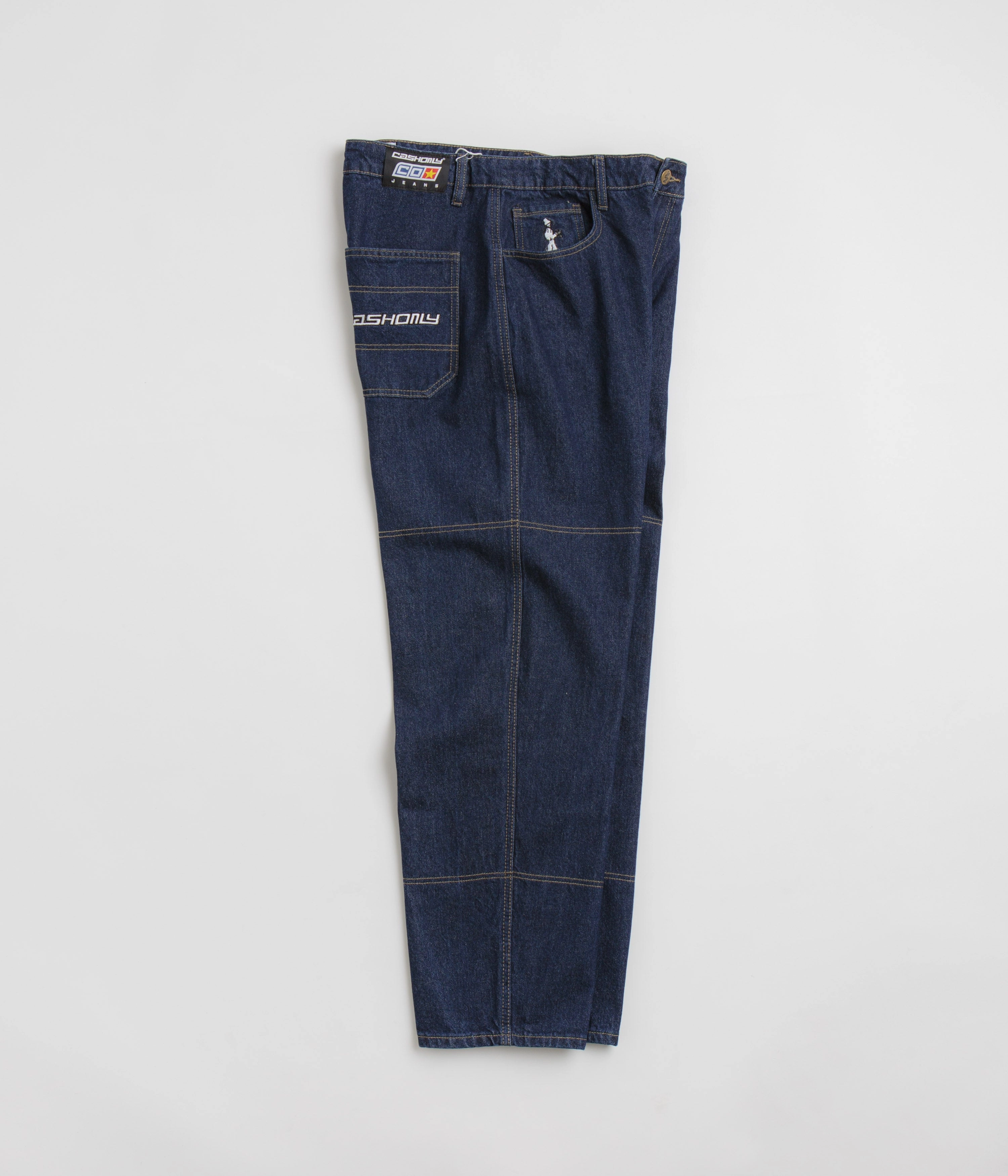 Cash Only Aleka Jeans - Raw Indigo Comfortable Edge