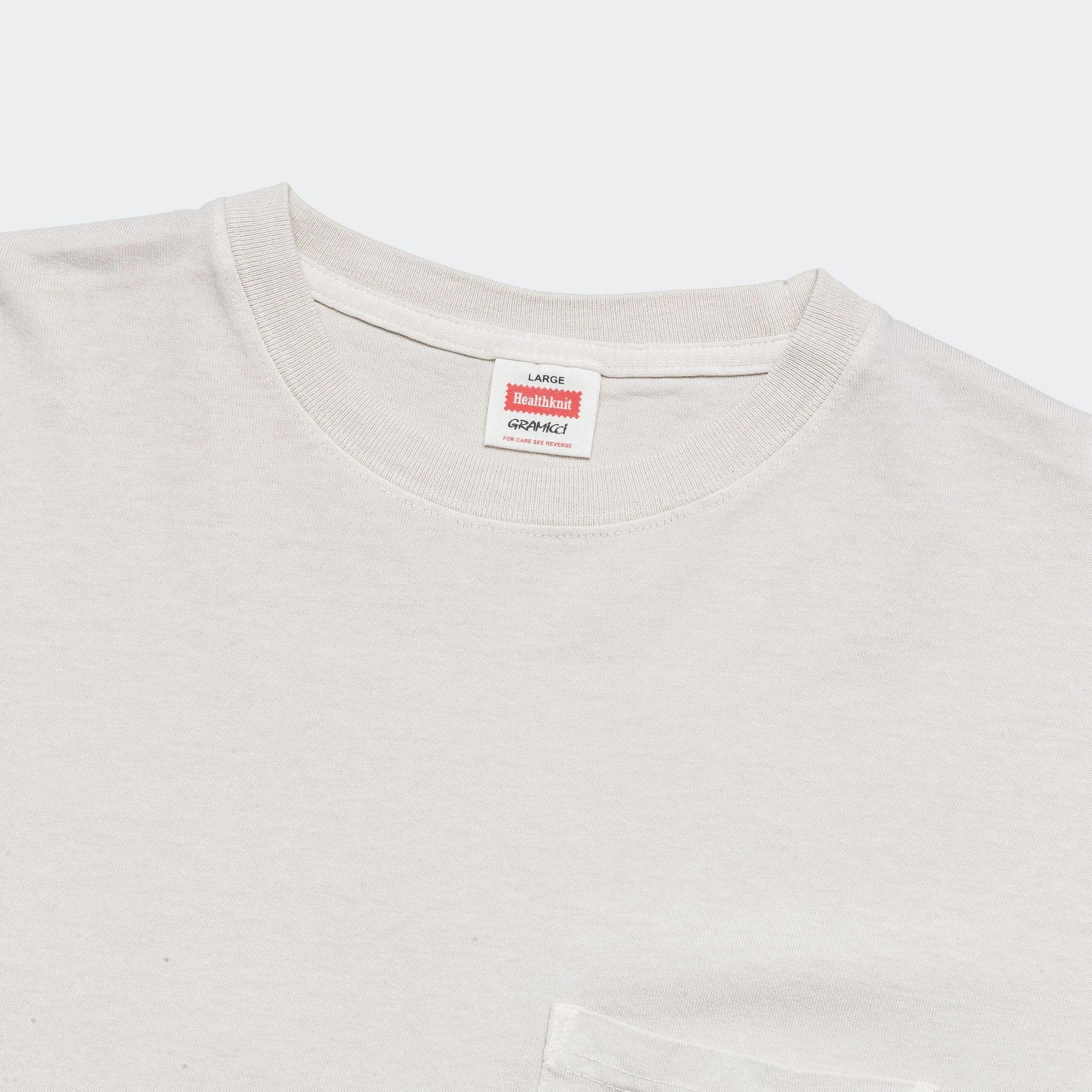 StretchFabric Healthknit SS Pocket Tee - Pigment Natural