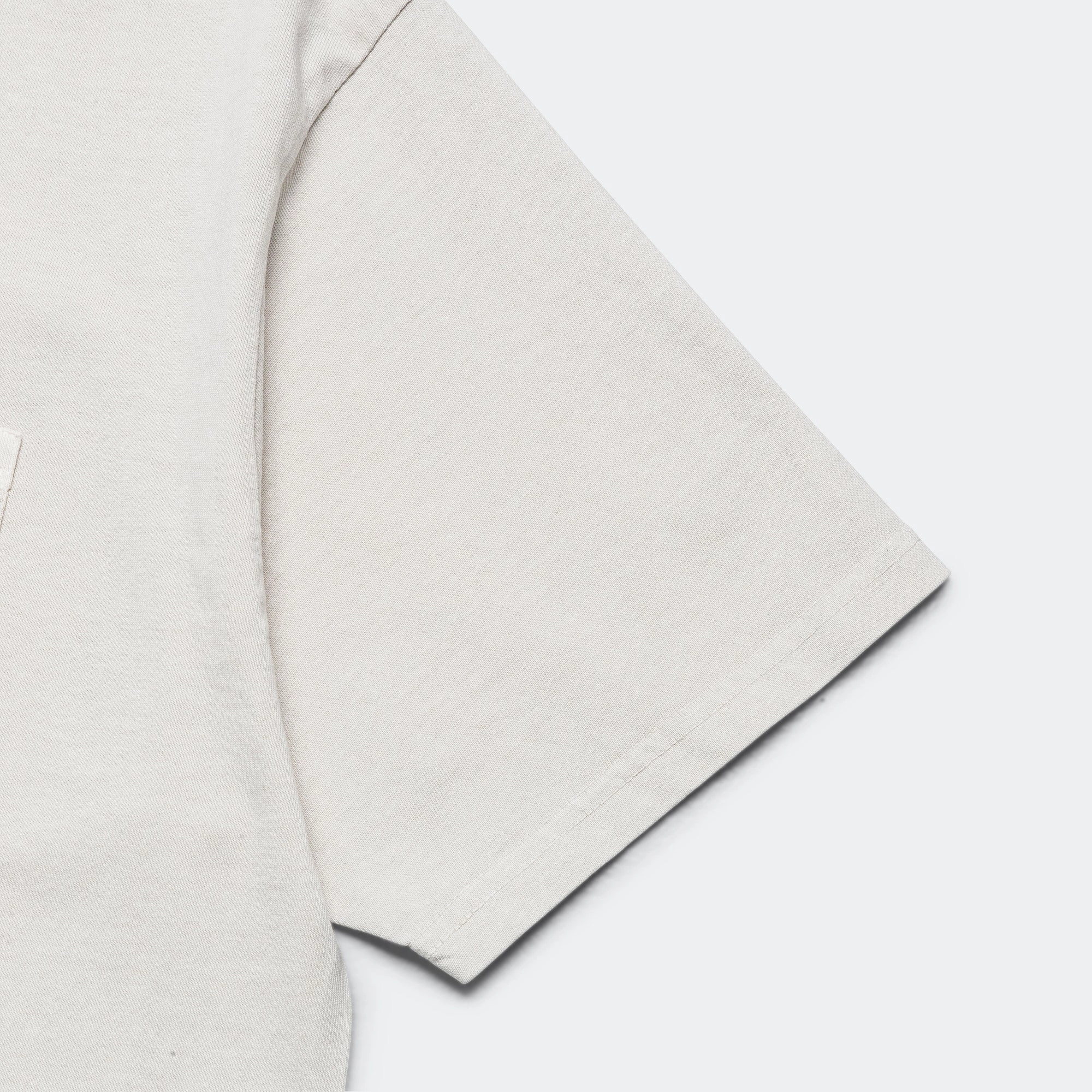 spandex blend Chic Smart Healthknit SS Pocket Tee - Pigment Natural