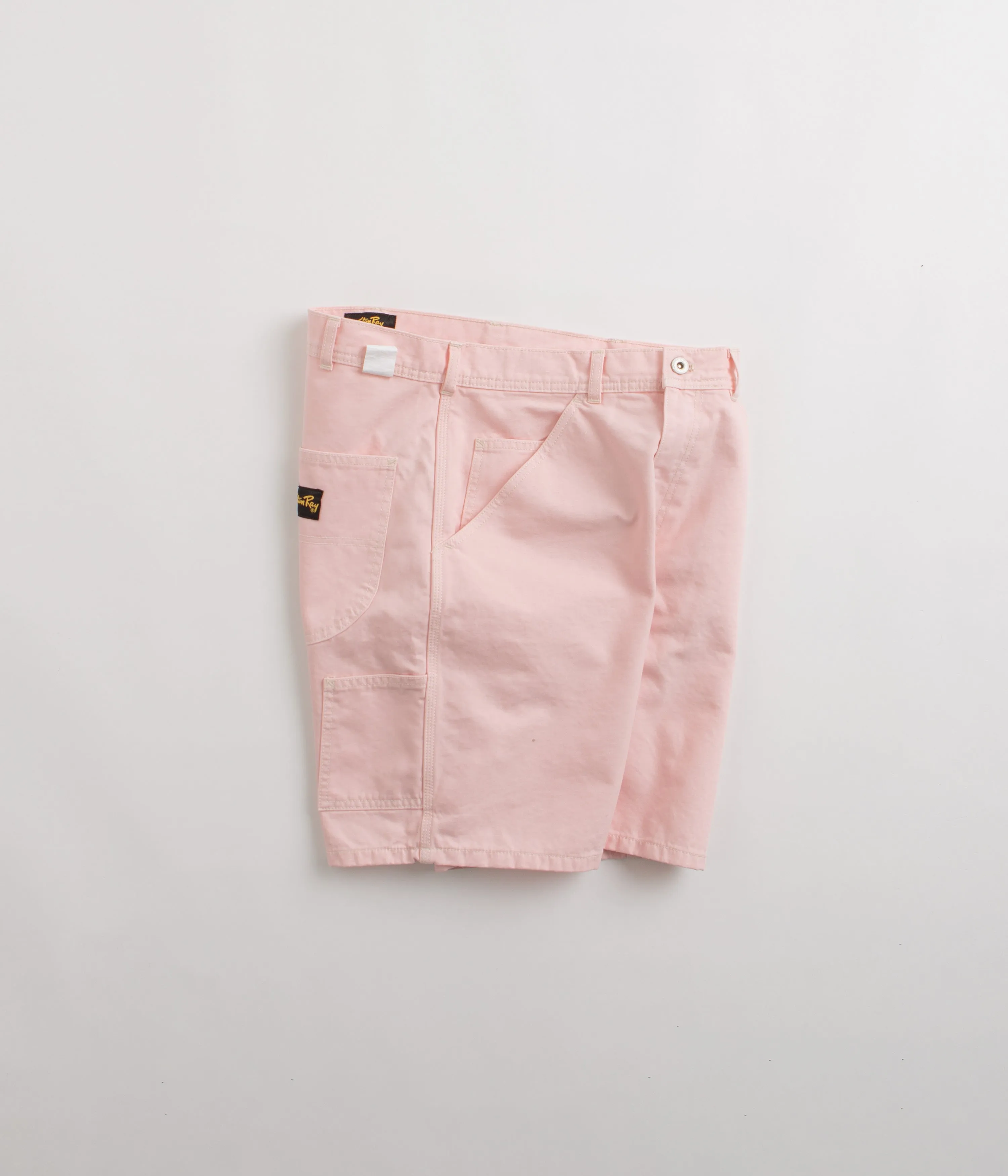 Stan Ray Painter Shorts - Pink elastic waistband