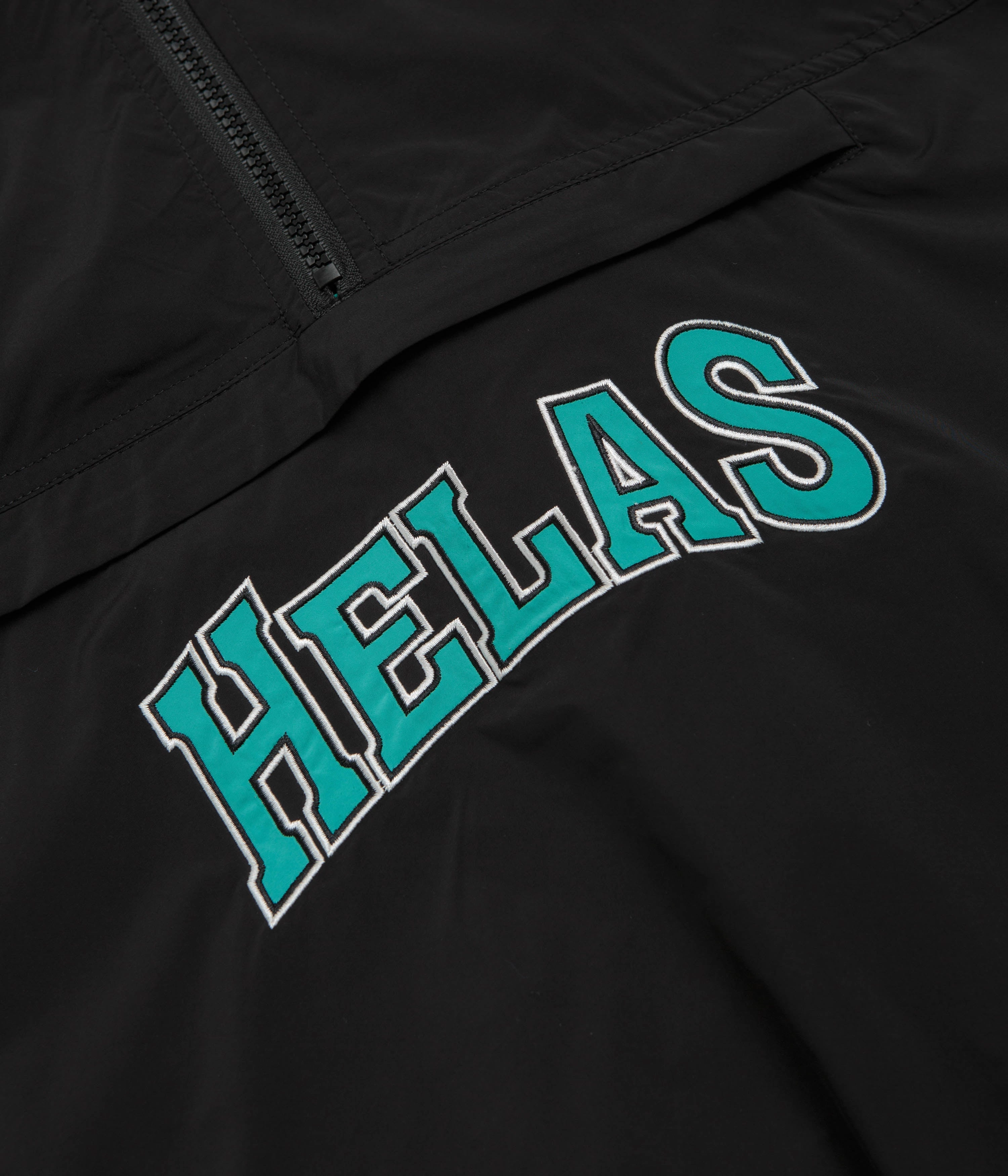 Helas Requins Quarter Zip Jacket - Black Modern Minimal