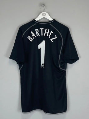 Air Flow Wicking Fiber Technology 2000/01 MANCHESTER UNITED BARTHEZ #1 GK SHIRT (L) UMBRO