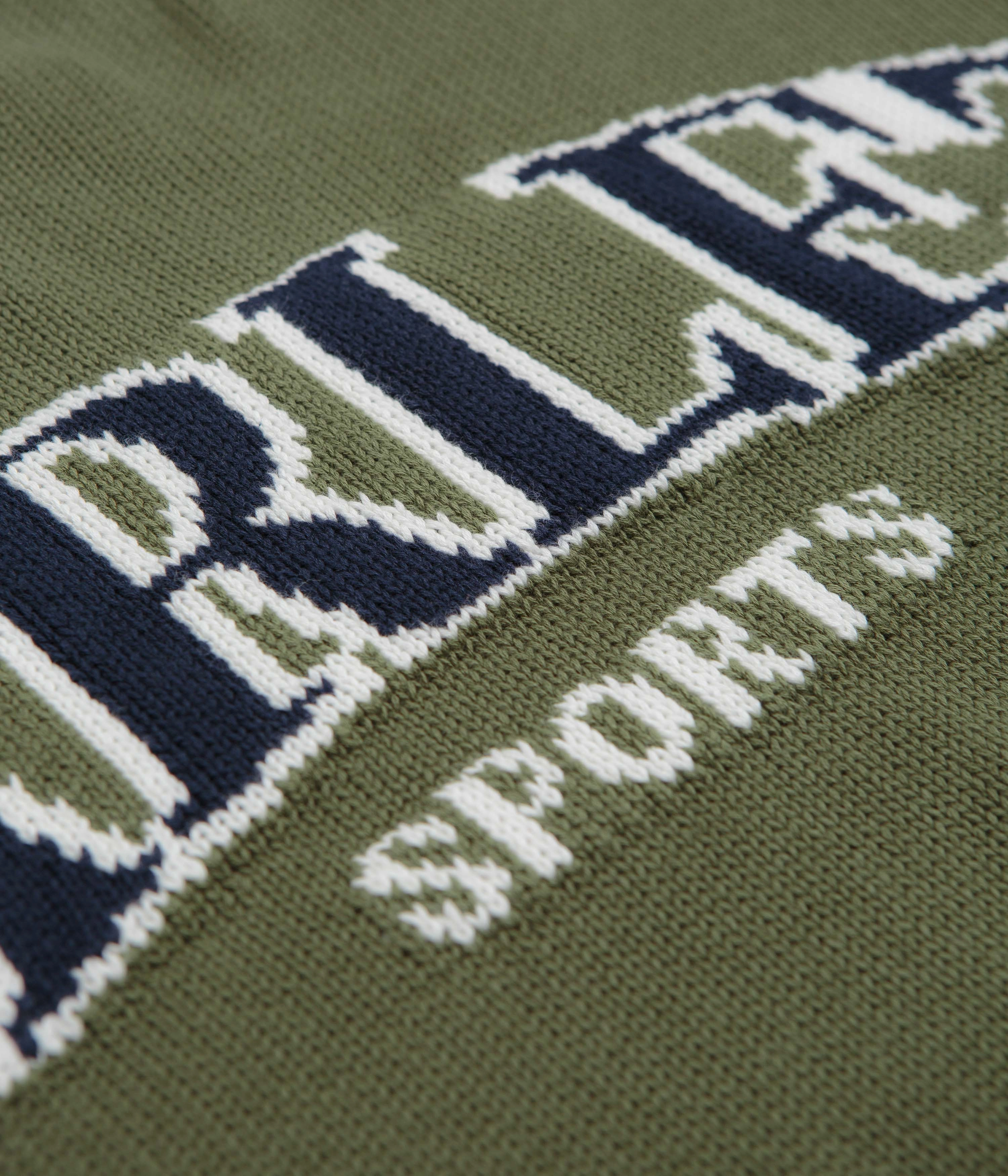 full sleeve Urban Layer Parlez Phelan Crewneck Sweatshirt - Olive Green