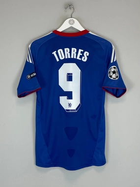 2010/11 CHELSEA TORRES #9 C/L HOME SHIRT (S) ADIDAS Athletic Ribbed Cuffs