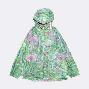 All Weather Piece Atlantic Parka - Green Floral Poly Microfibre