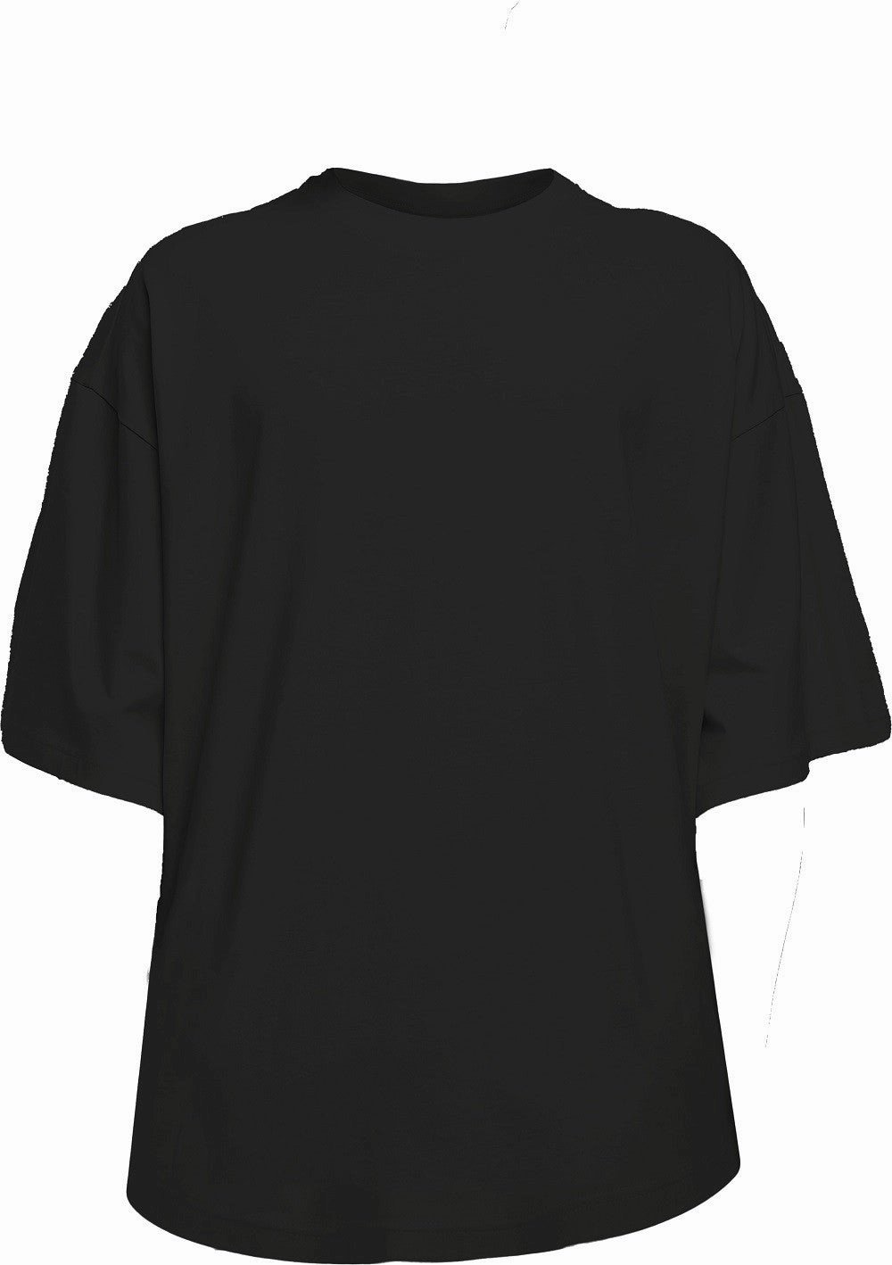 Huge Tee | BLACK Office Wear Minimalist fashion