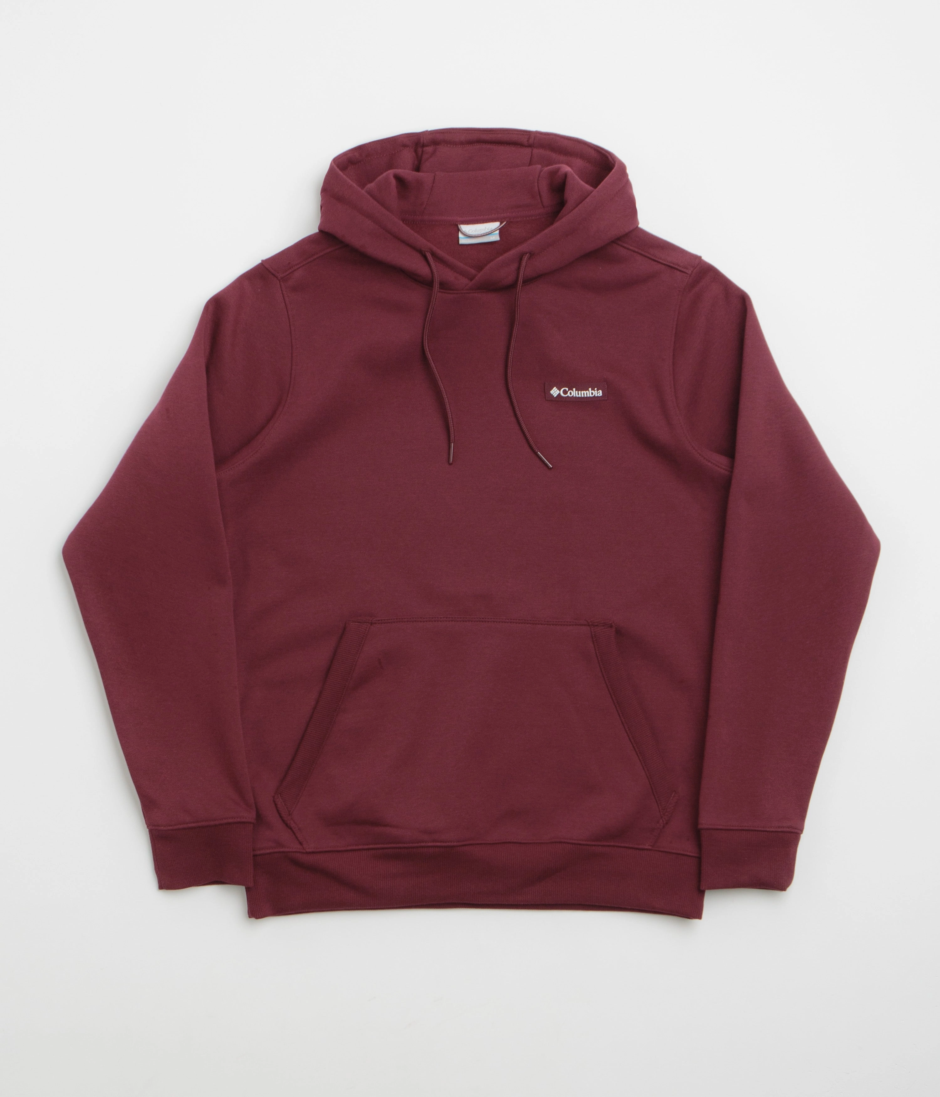 Satin Finish Columbia Meridian Creek Graphic Hoodie - Rich Wine / Branded Blanket