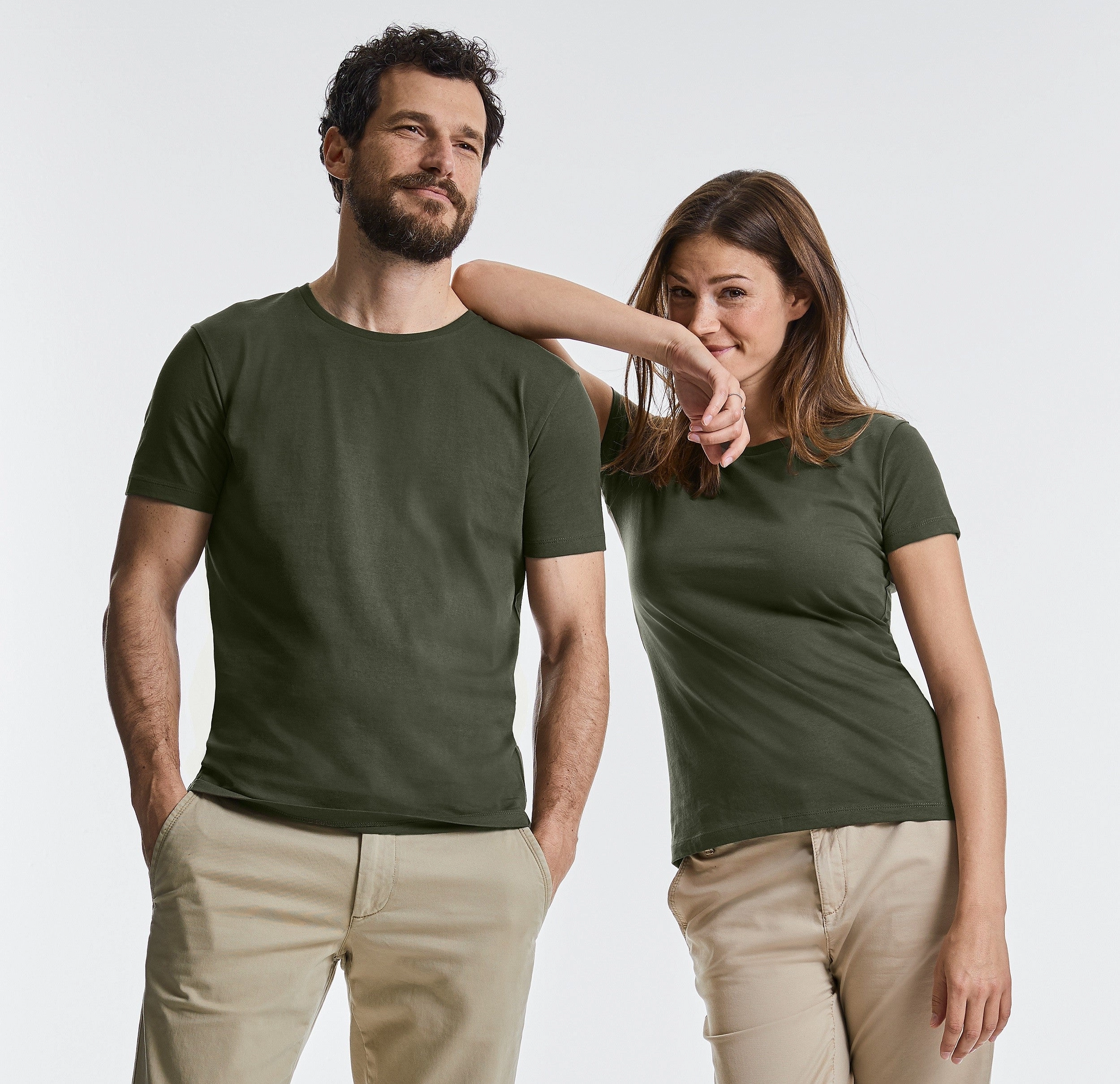 Anti Pilling Fabric Authentic Pure Organic Tee | BLACK