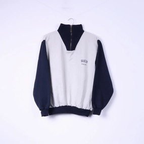 Aviator Mens S Sweatshirt Zip Neck Jumper Modern -Classic Top Chic Layer