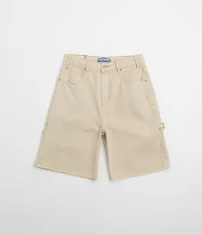 Butter Goods Rivet Denim Shorts - Bone back-to-school