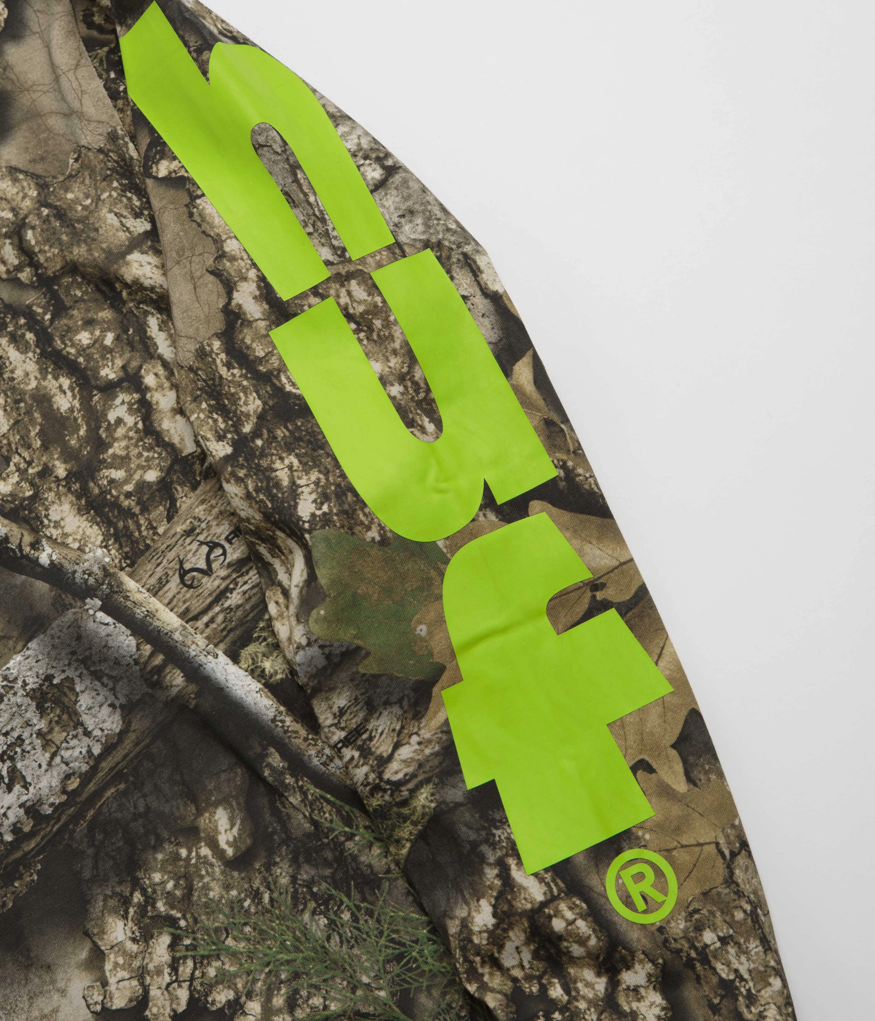 Water Based Ink Machine washable HUF Megablast Long Sleeve T-Shirt - Realtree