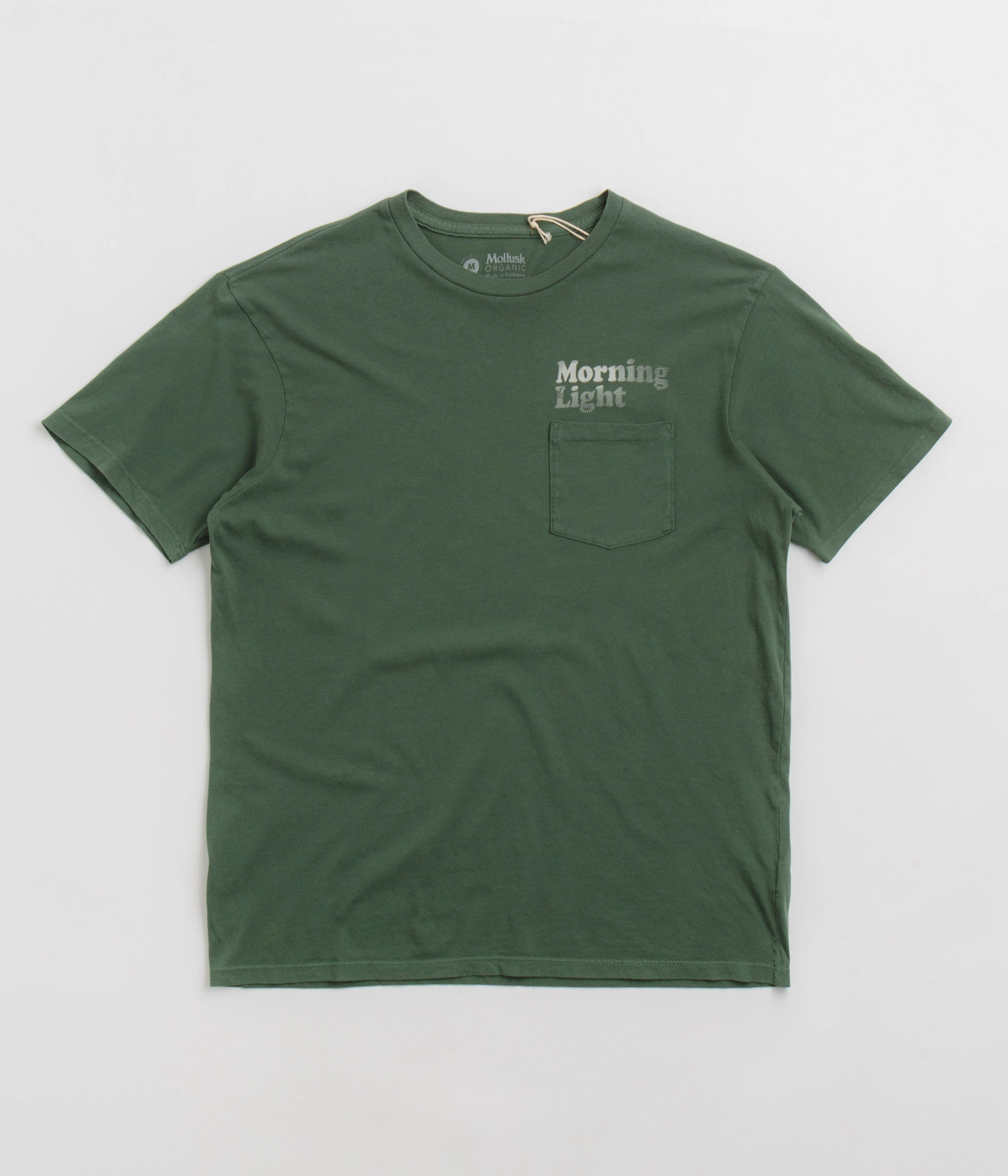 Timeless Fashion Sleek Design Mollusk Morning Light T-Shirt - Rover Green