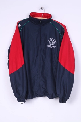 Azzuri Sport Cumann Peil Gael na MBAN Mens S Jacket Full Zipper Navy Sportswear Lightweight Mullinahone Under 16 County Chamions 2009 AbrasionResistant