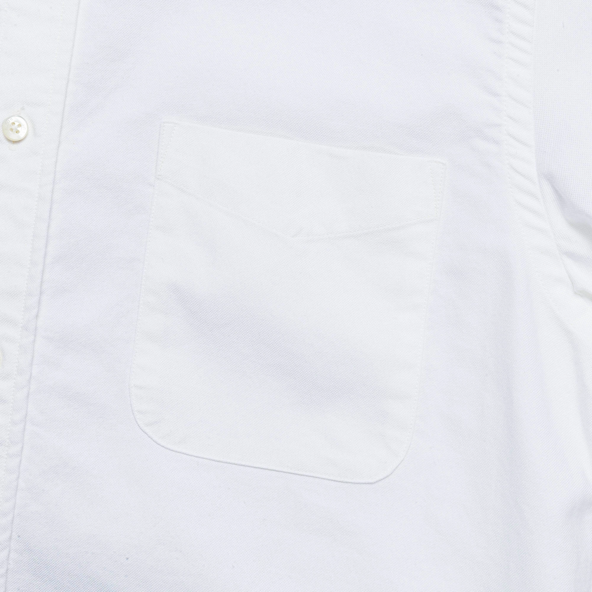 B.D. Oxford Shirt - White Anti Pill Technology Vintage Style