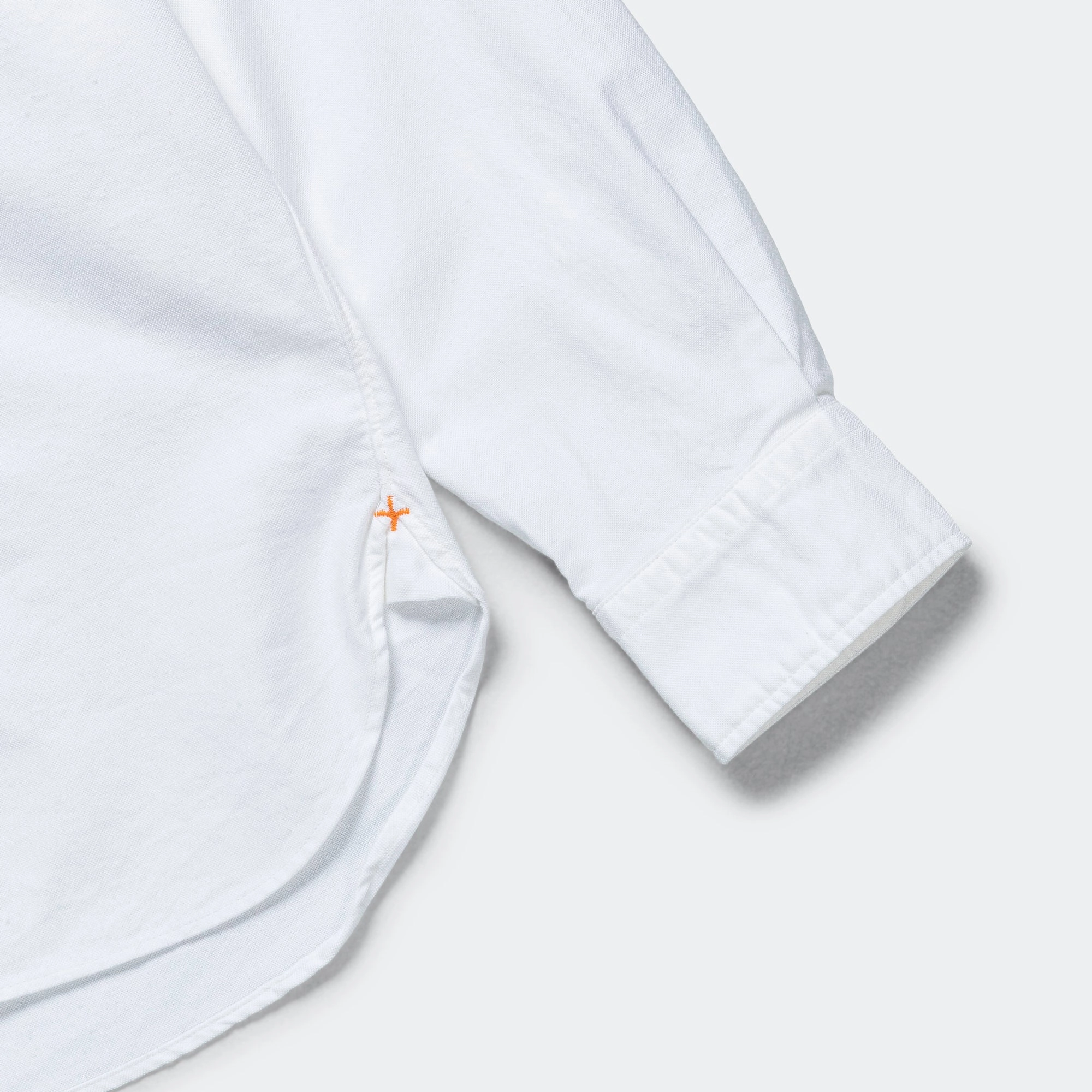 Athleisure Trend Street Style B.D. Oxford Shirt - White