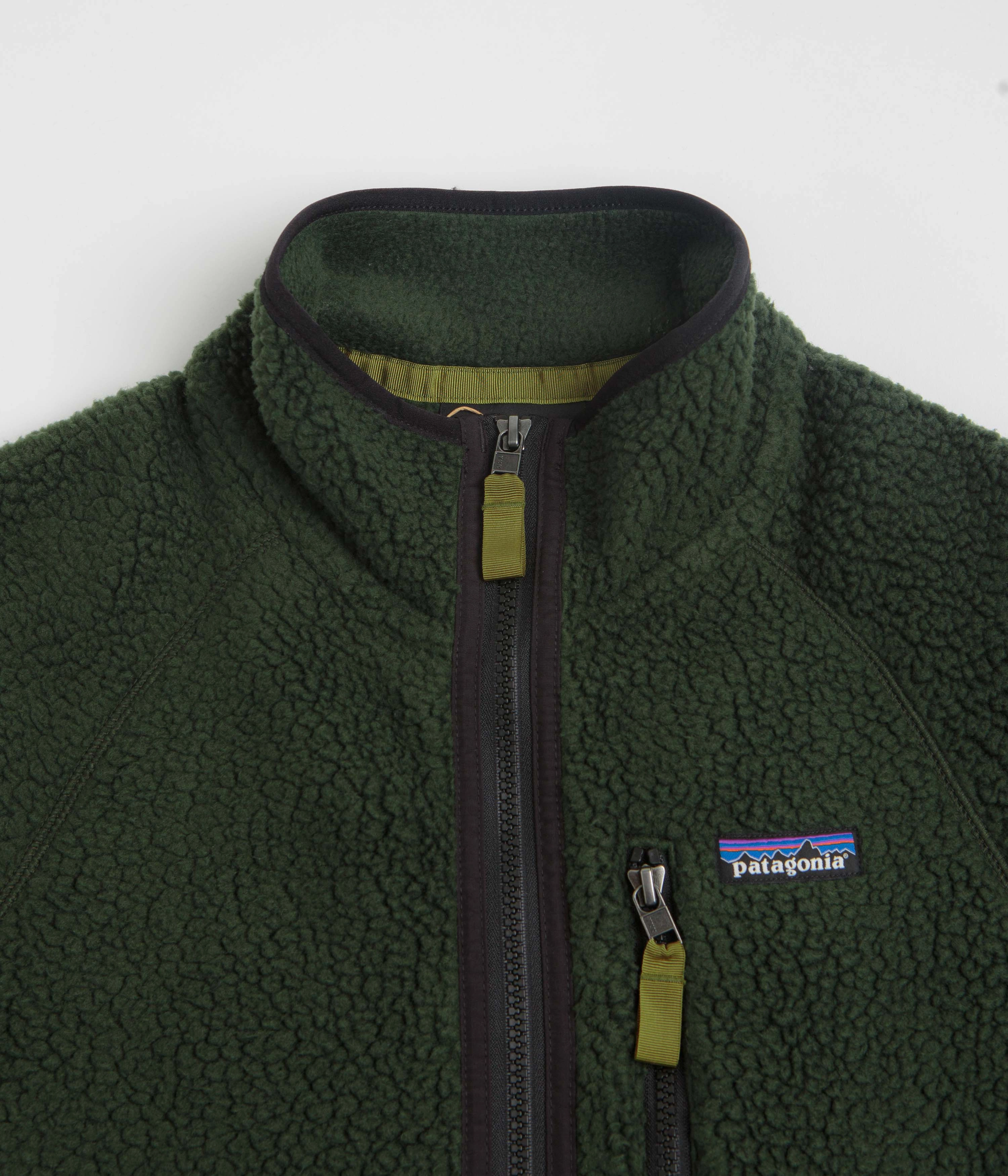 Patagonia Retro Pile Fleece - Old Growth Green Casual Layer