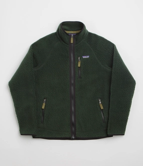 Patagonia Retro Pile Fleece - Old Growth Green Compact Weave