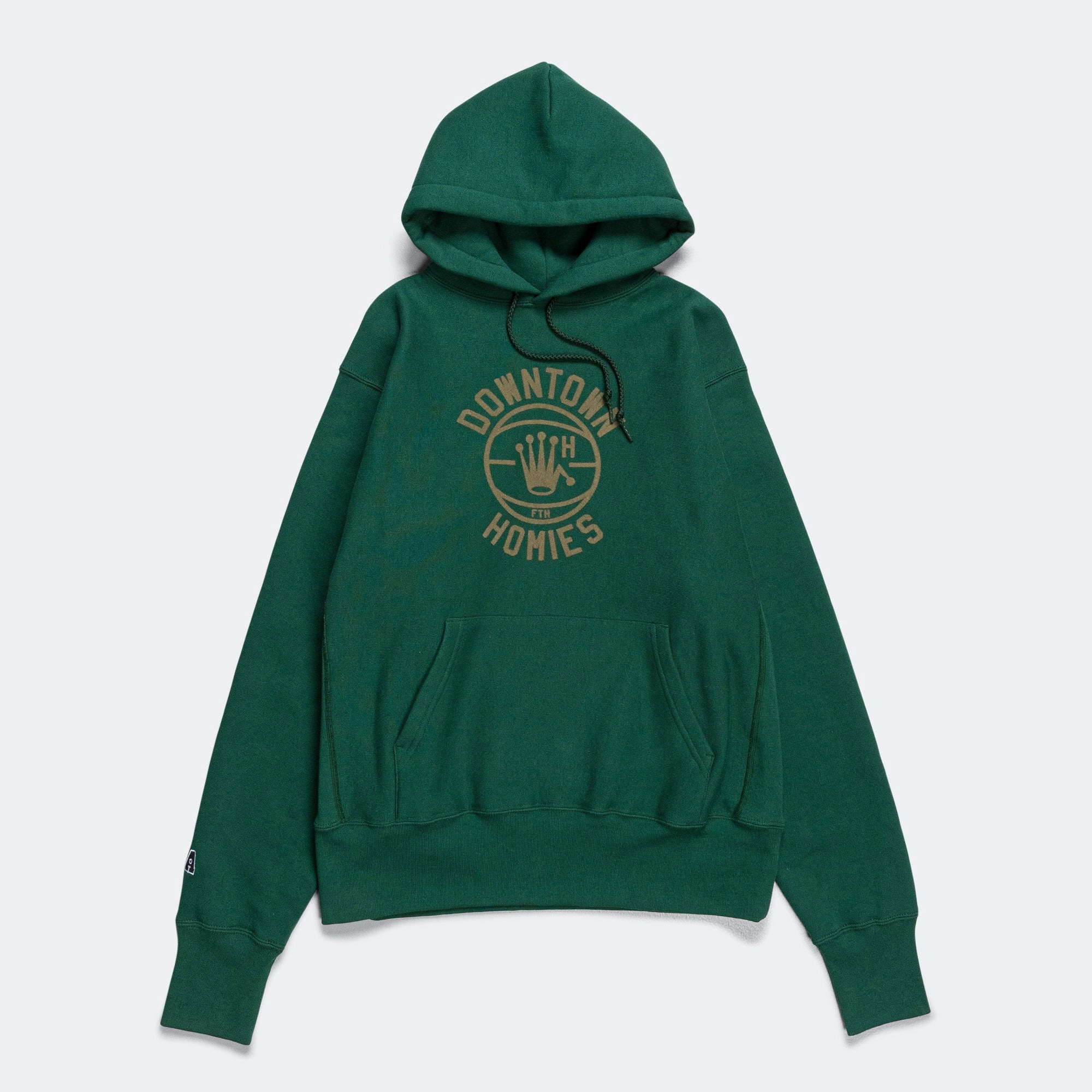 Fashionable Layer Cozy Clothing Style Downtown Homies Crew Pullover - Forrest